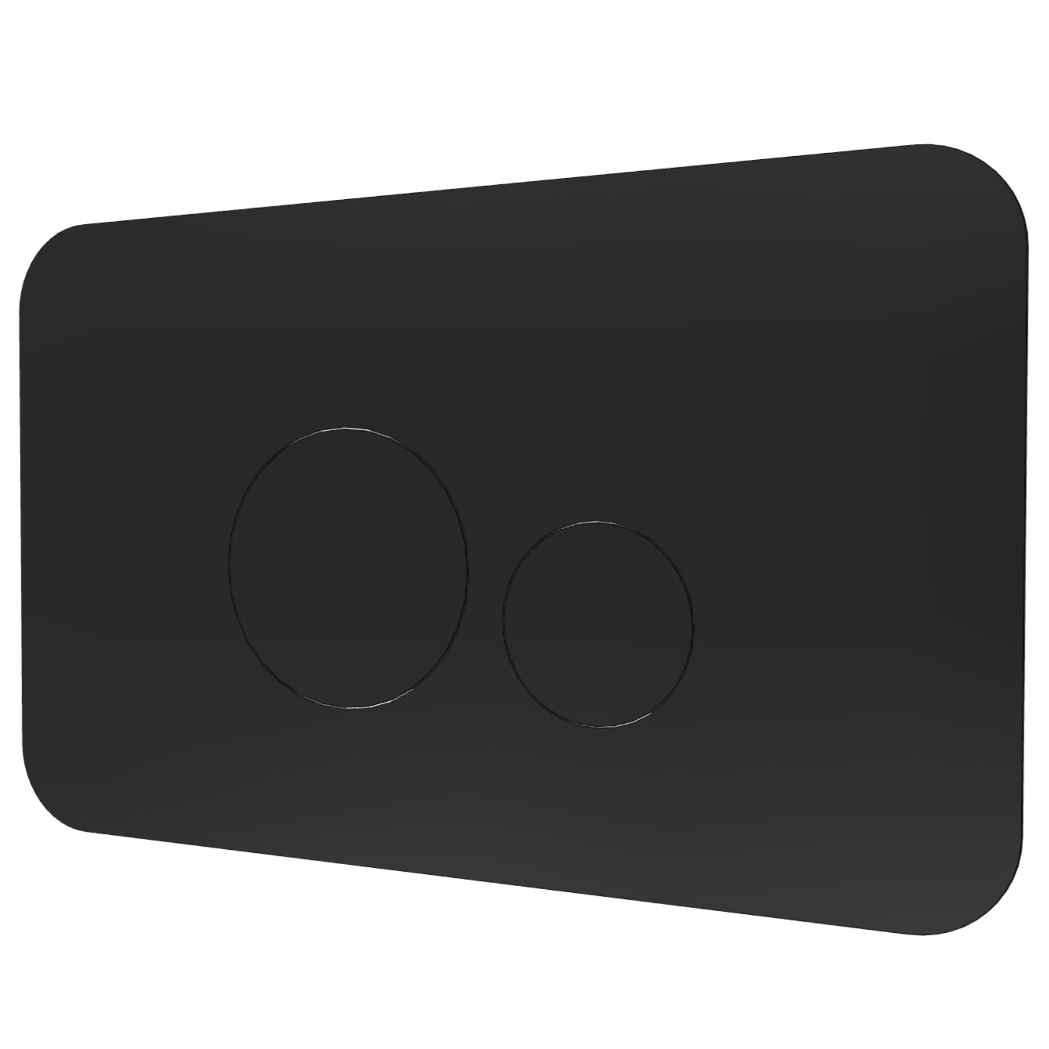 Кнопка смыва Remer RB810CFP, черный брашированный хром