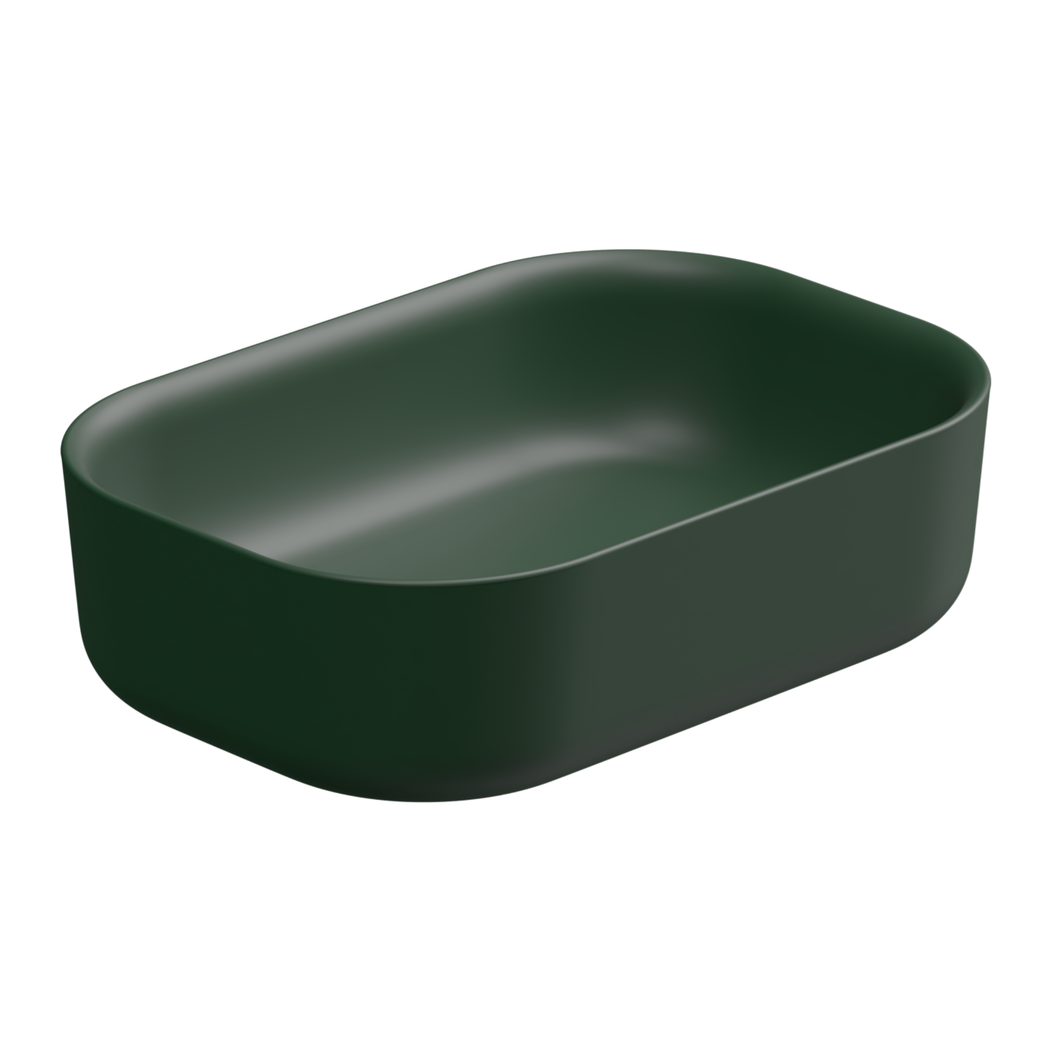 Раковина накладная 60x42 см GSG Ceramic Design Hit! HILAVRE60036, Smeraldo Matt