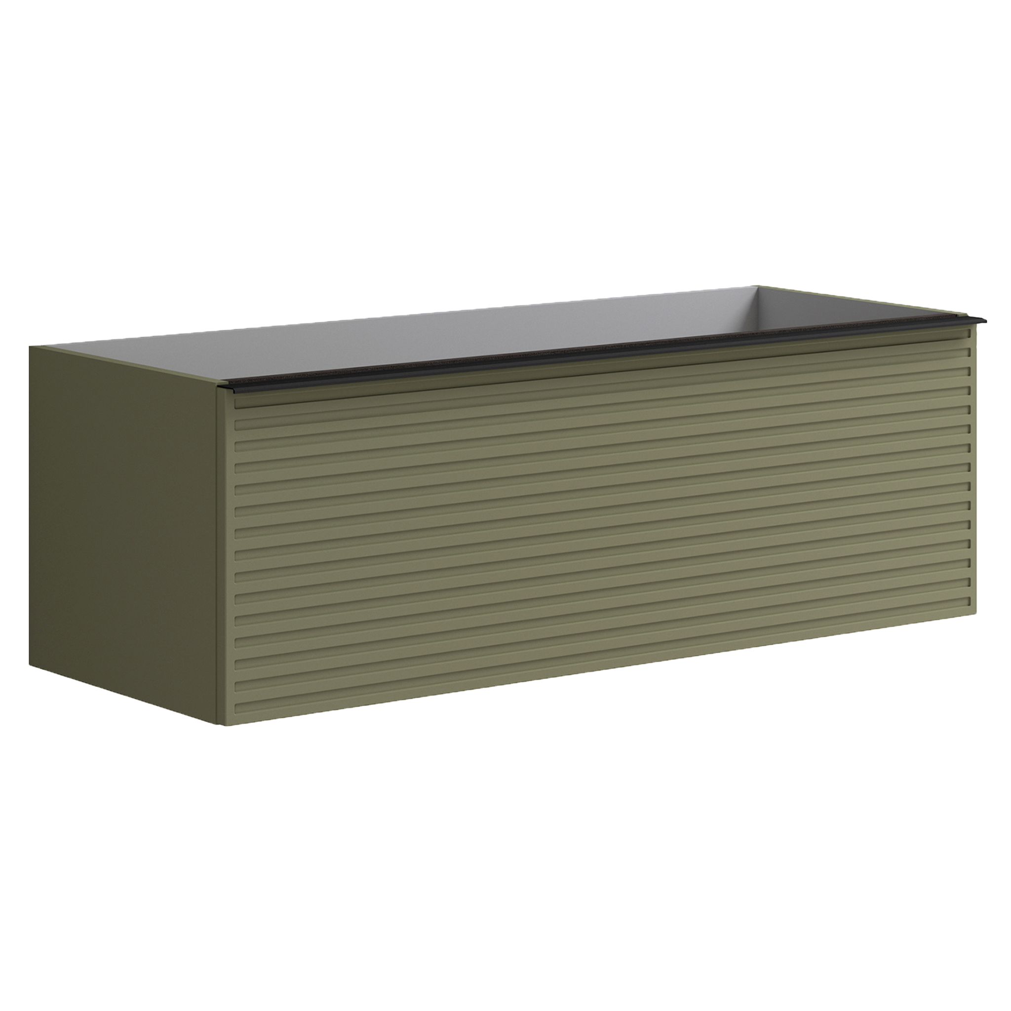  Тумба для раковины с 2 ящиками 120см  Onsen Pixel 68-BP-122-S1-M57, зелёный 