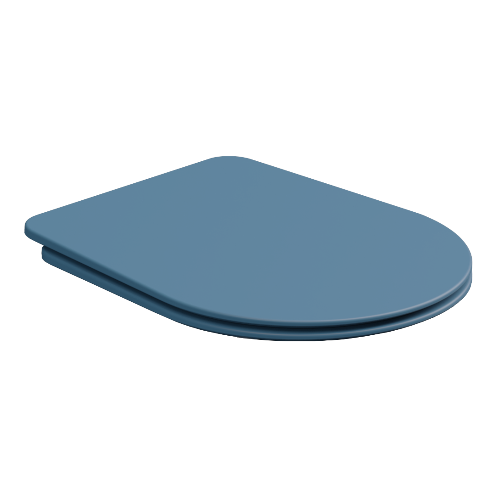 Крышка с сиденьем для подвесного унитаза с микролифтом GSG Ceramic Design Hit! HICOPRSLTICR027, Denim Matt