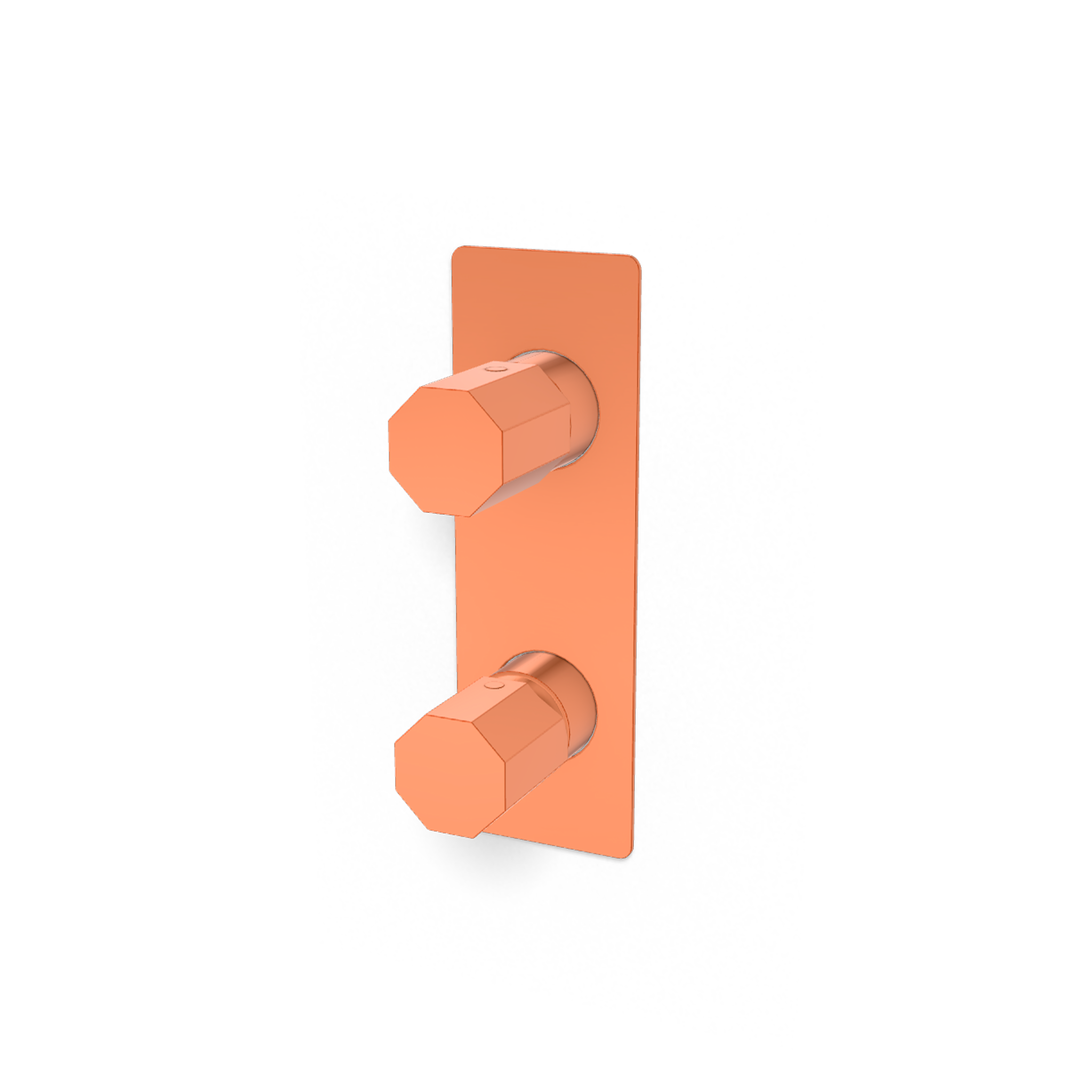 Смеситель для душа Remer Ottagono ON93WBRP, медь брашированная