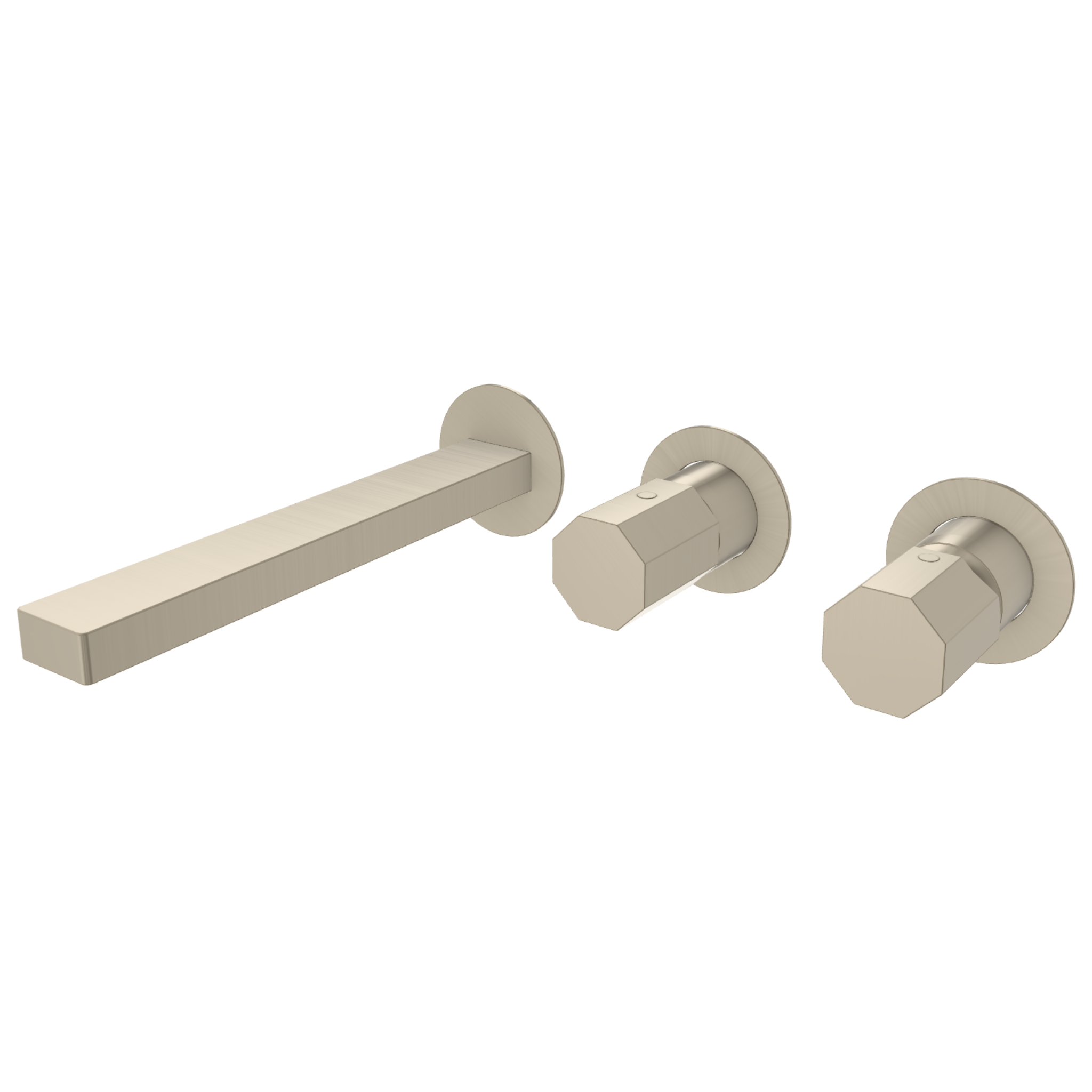 Смеситель для ванны Remer Ottagono ON54D2PWBXV, сталь