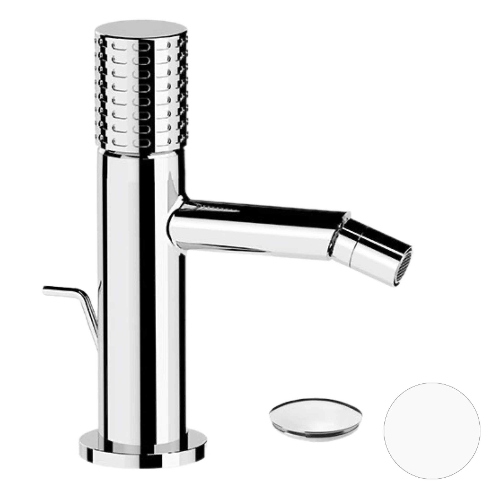 Смеситель для биде Remer Celebrity CEC20BO, белый матовый