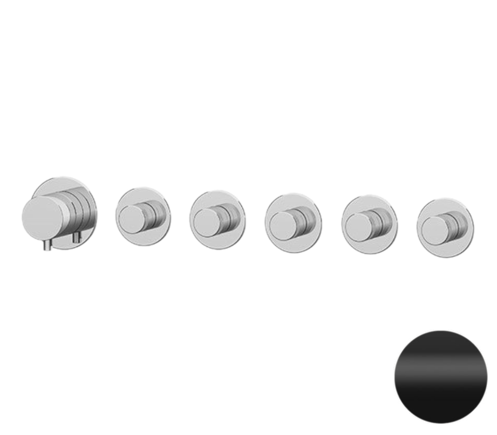 Смеситель для душа Remer X Style N98D5PNO, черный матовый