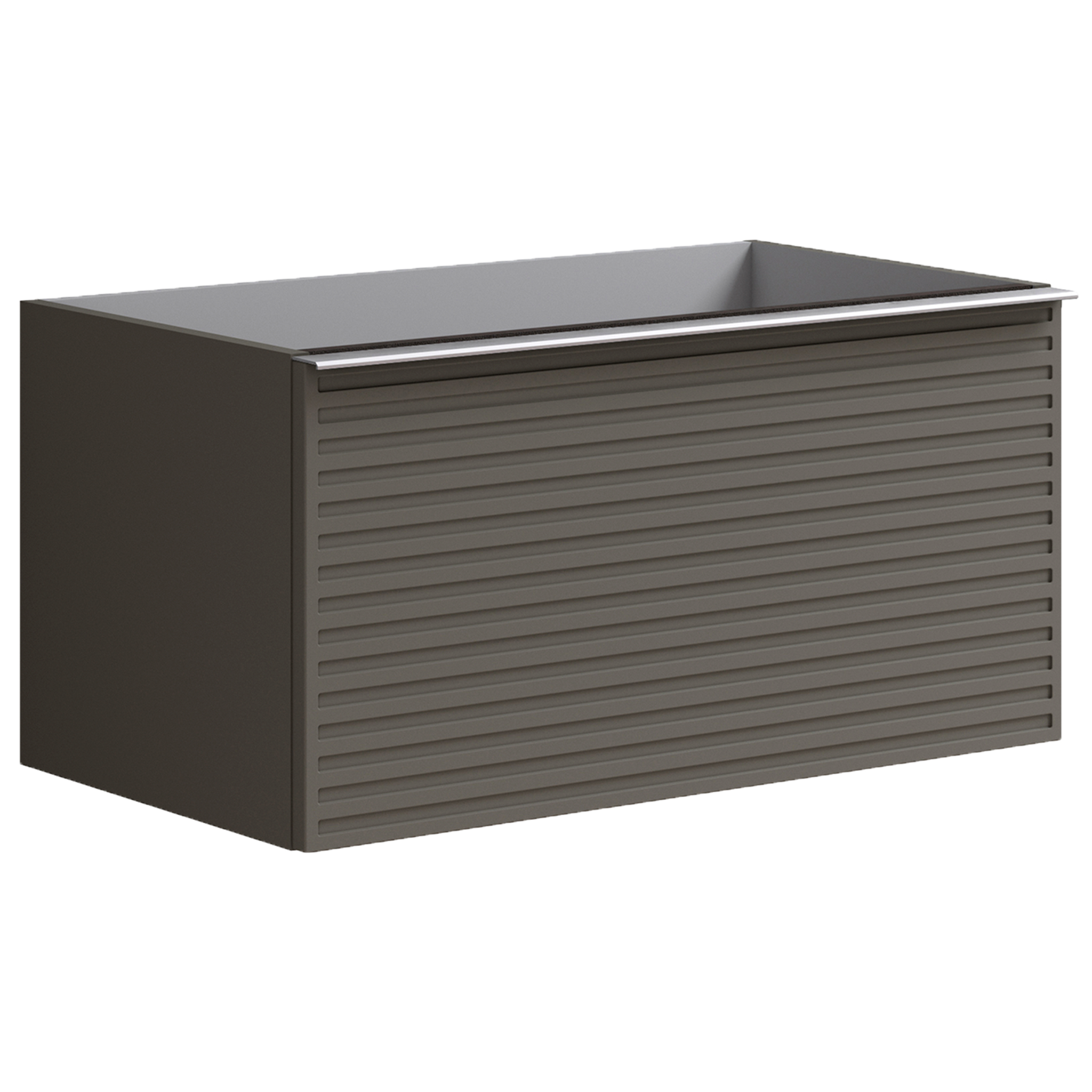  Тумба для раковины с 2 ящиками 80см Onsen Pixel 68-BP-082-S2-M23, серый 