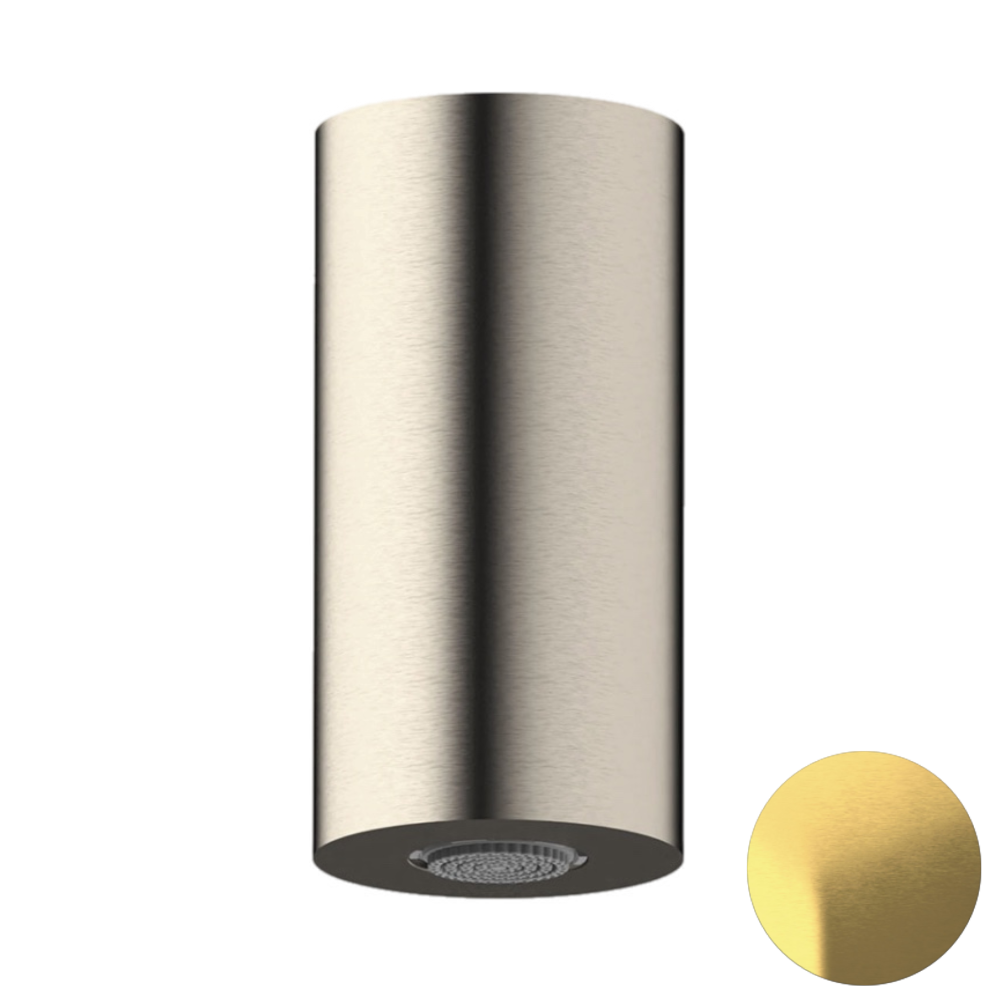 Верхний душ потолочный Daniel Steel SS2A578PECM10, латунь брашированная PVD