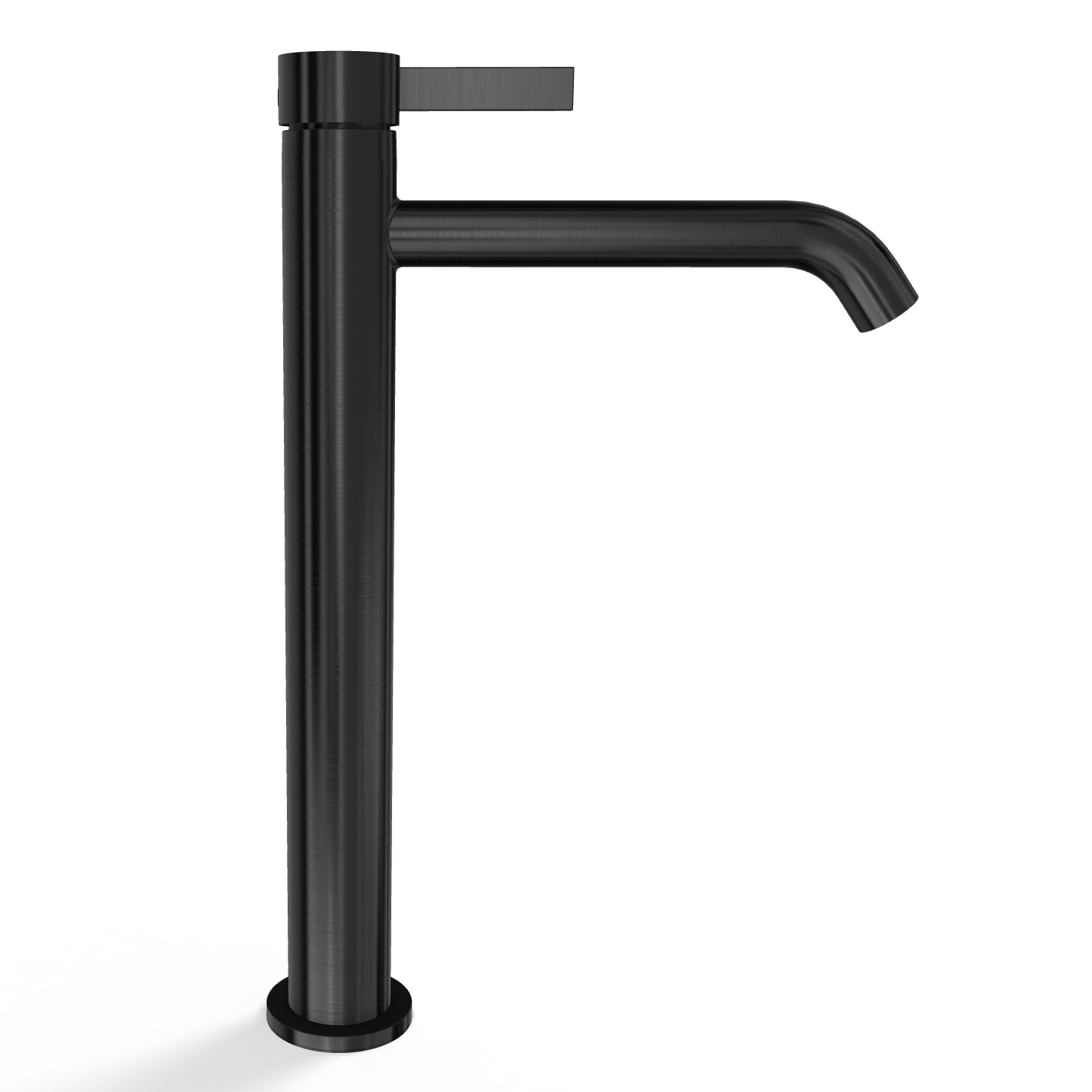 Смеситель для раковины Remer Metrica MC11LXLGM, оружейная сталь PVD