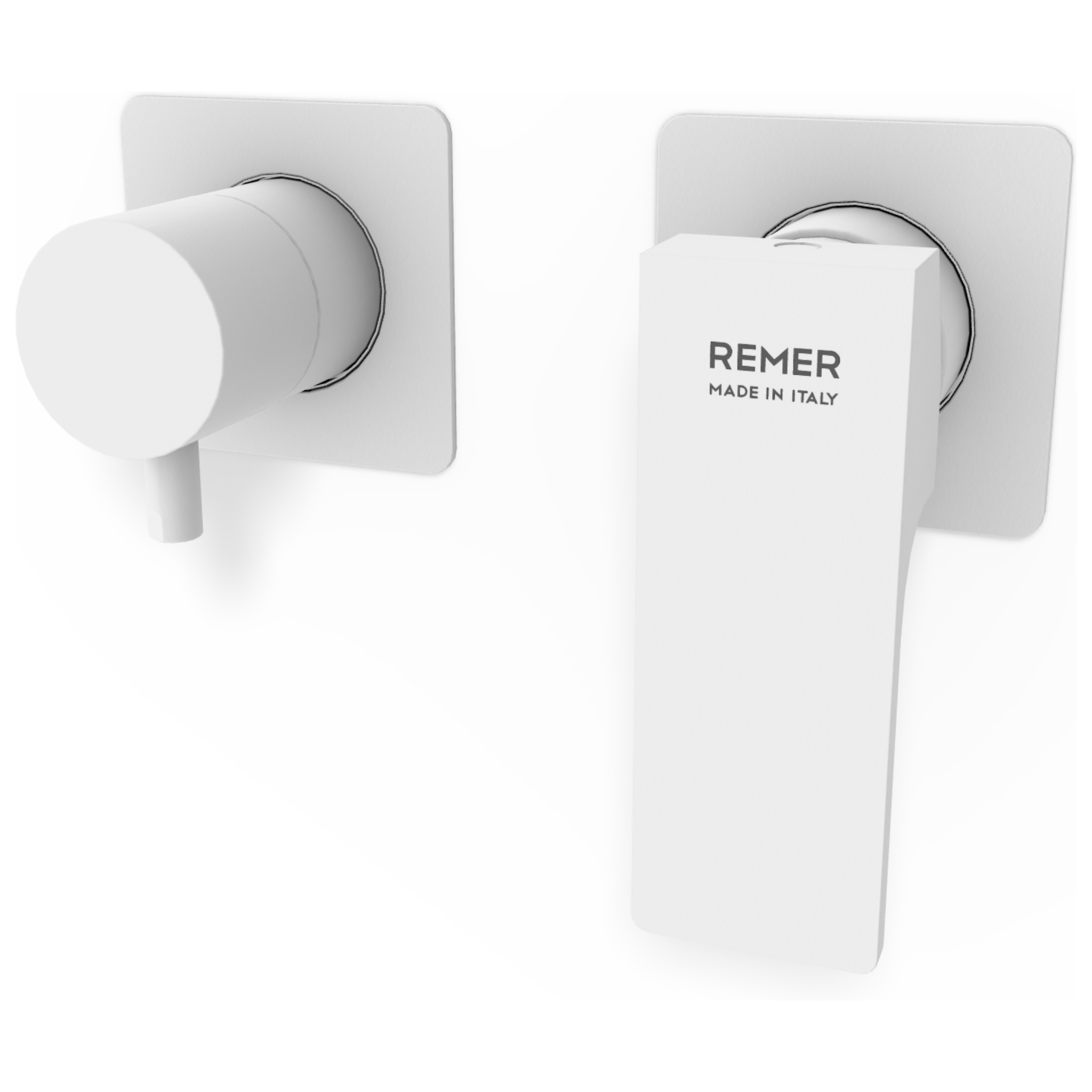 Смеситель для душа Remer Absolute AU93ZPWBBO, белый матовый