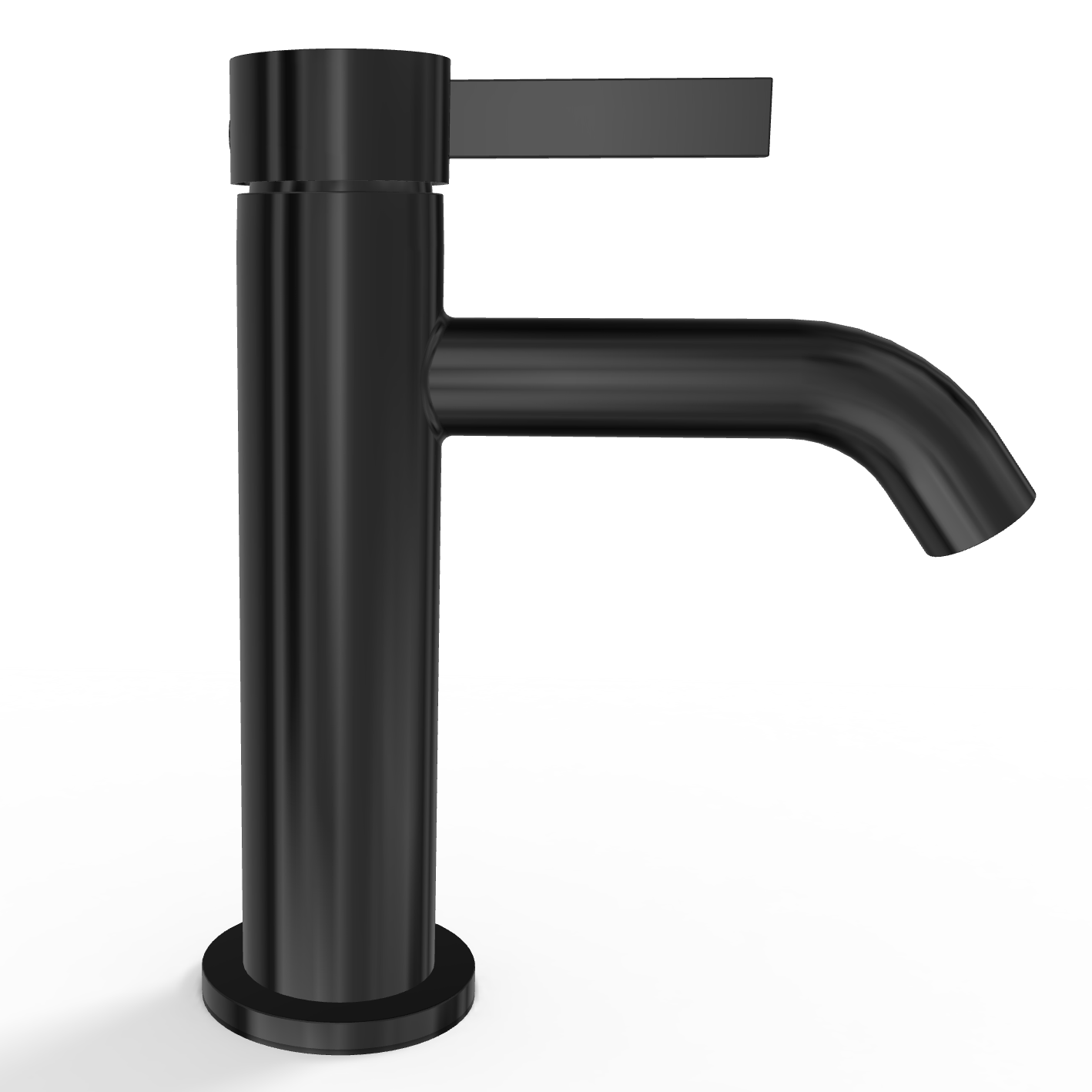 Смеситель для раковины Remer Metrica MC12CFP, черный брашированный хром