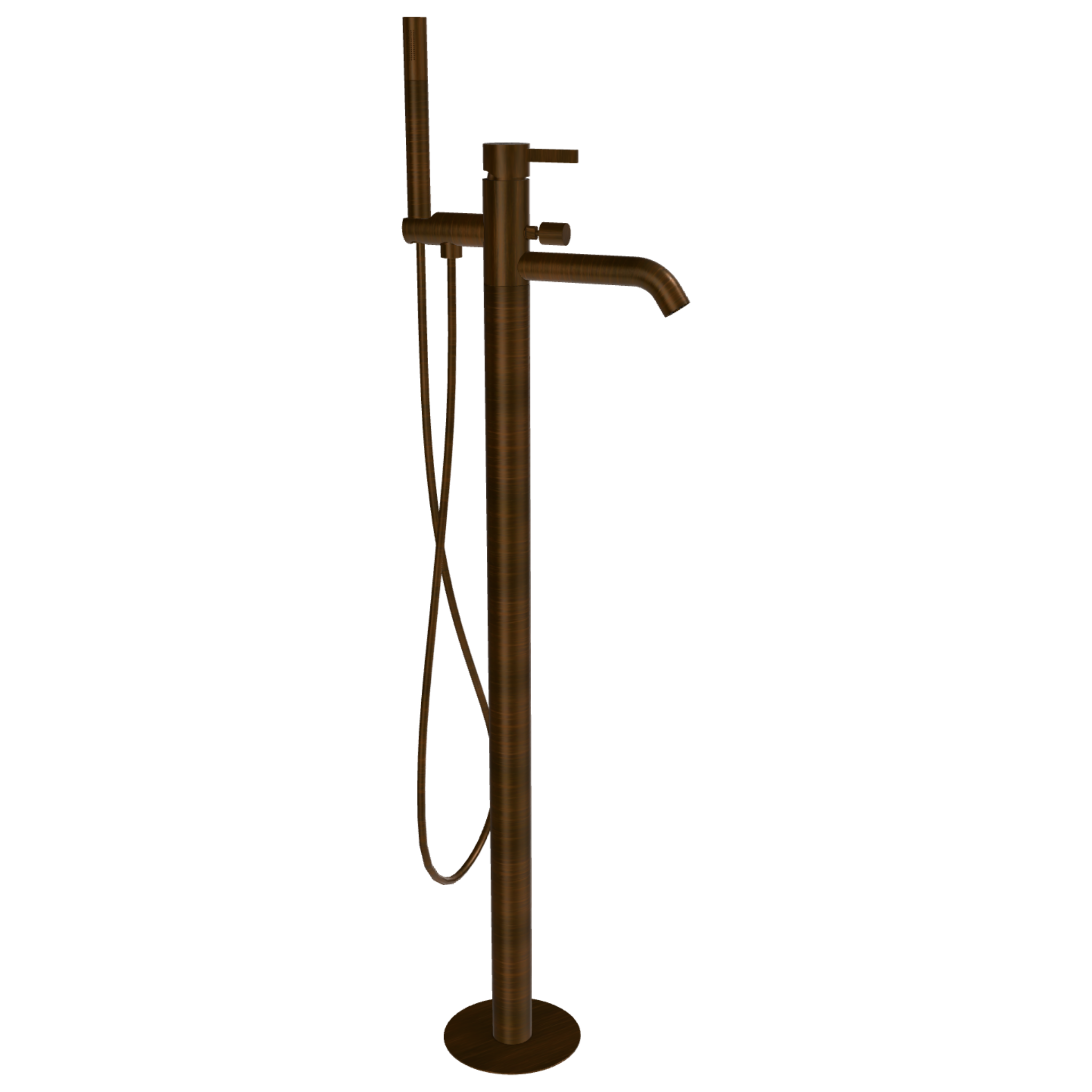 Смеситель для ванны Remer Metrica MC08BR, бронза масляная