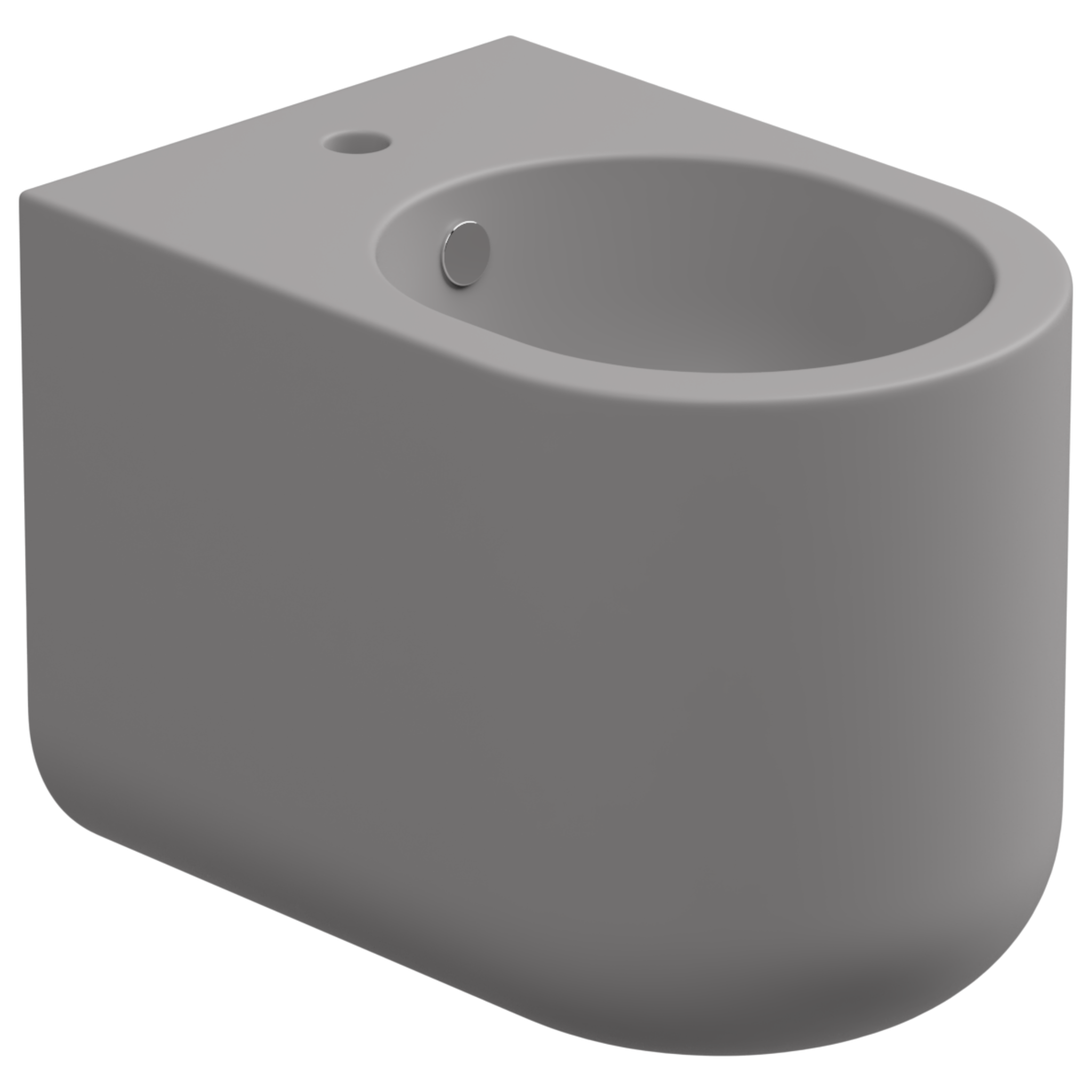 Биде приставное GSG Ceramic Design Petra PEBI01038, Fumo Matt