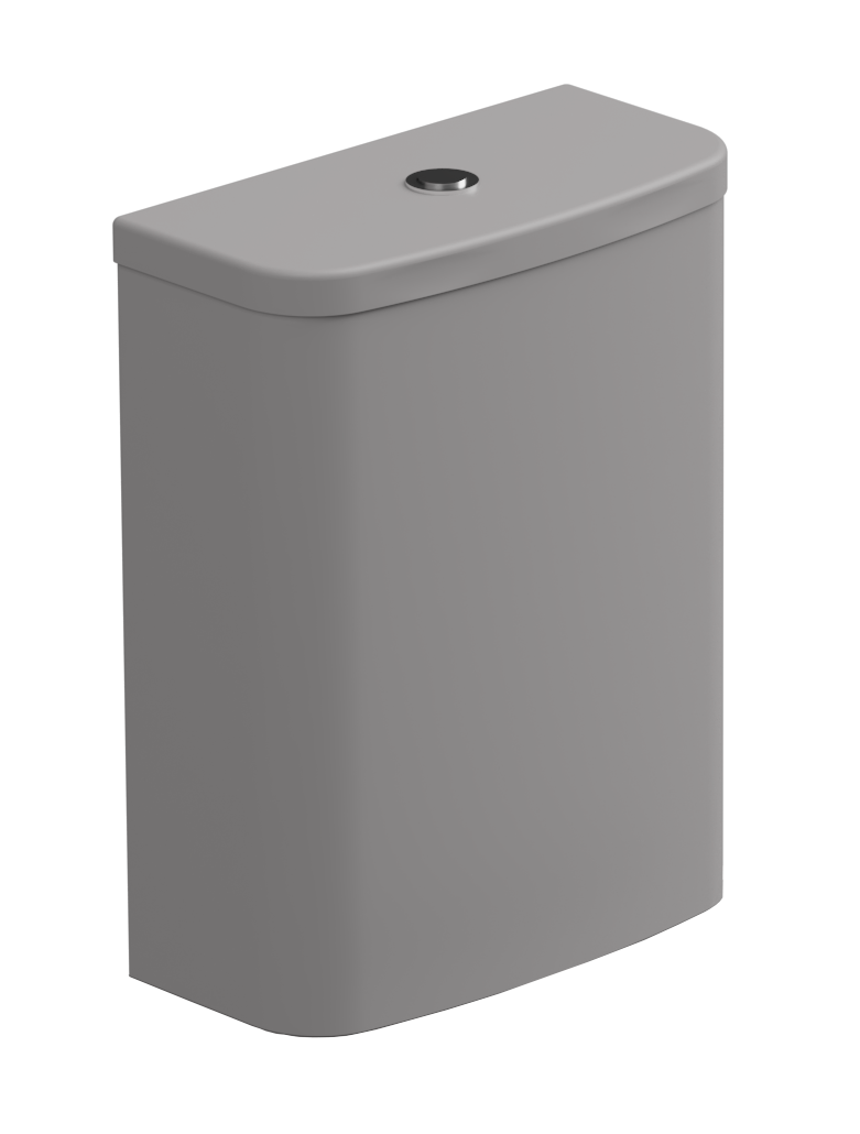 Бачок для напольного унитаза с механизмом смыва GSG Ceramic Design Like LKCIMBL038 + ACS82, Fumo Matt