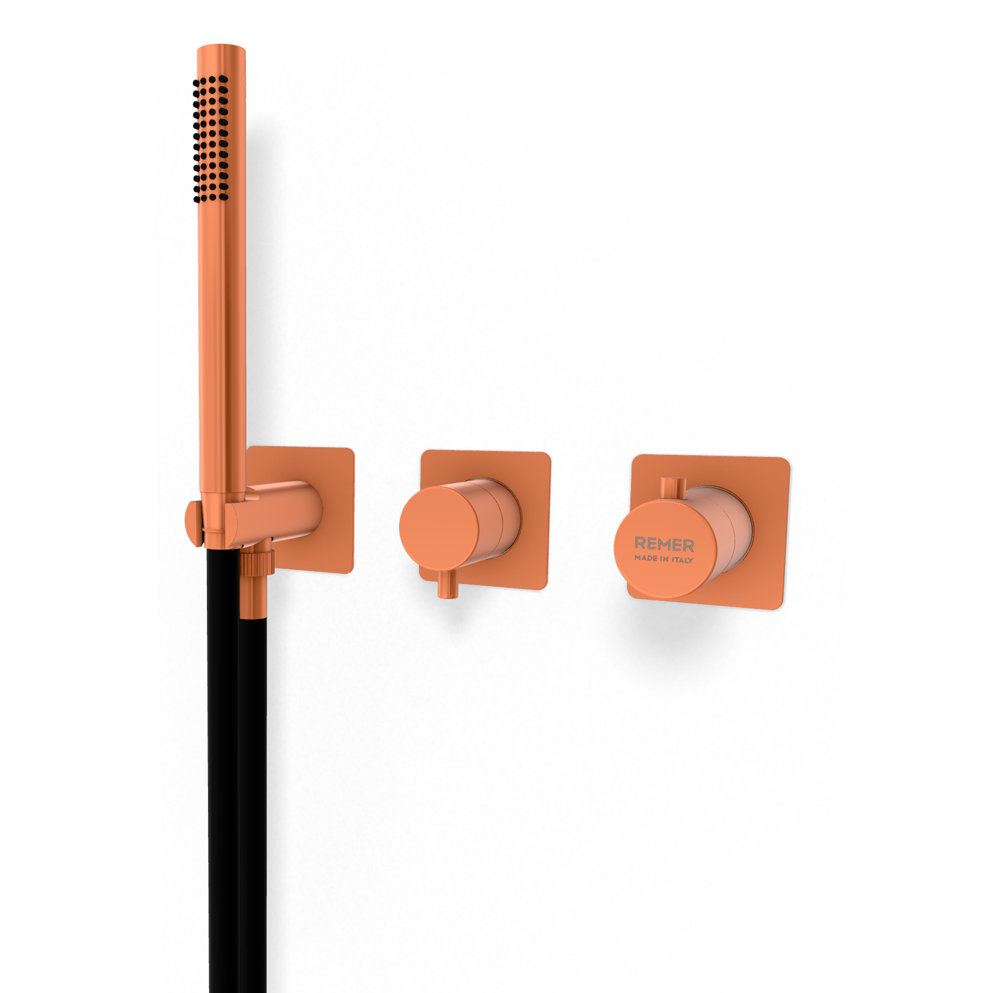 Смеситель для душа Remer X Style XT97D3QPWBRP, медь брашированная