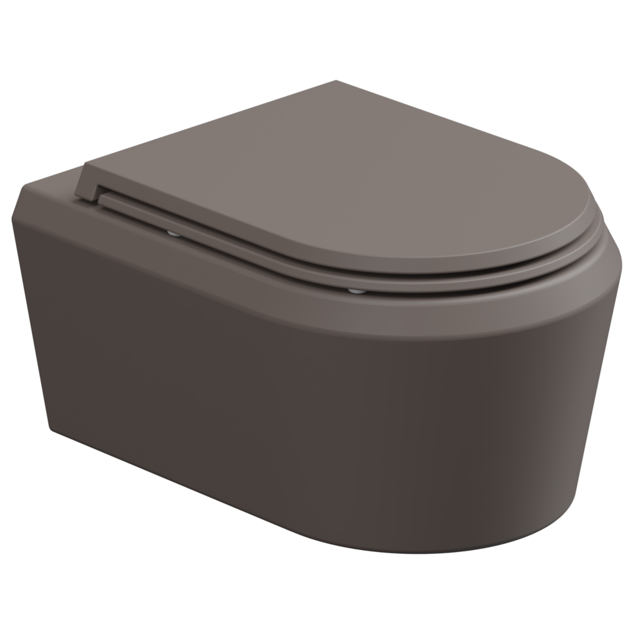 Чаша подвесного унитаза GSG Ceramic Design Cruise CRWCSO029, Tortora Matt