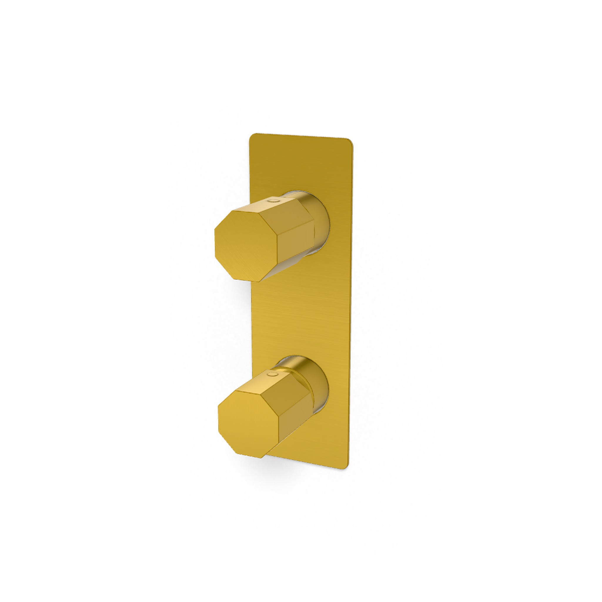 Смеситель для душа Remer Ottagono ON92WBHS, латунь брашированная PVD