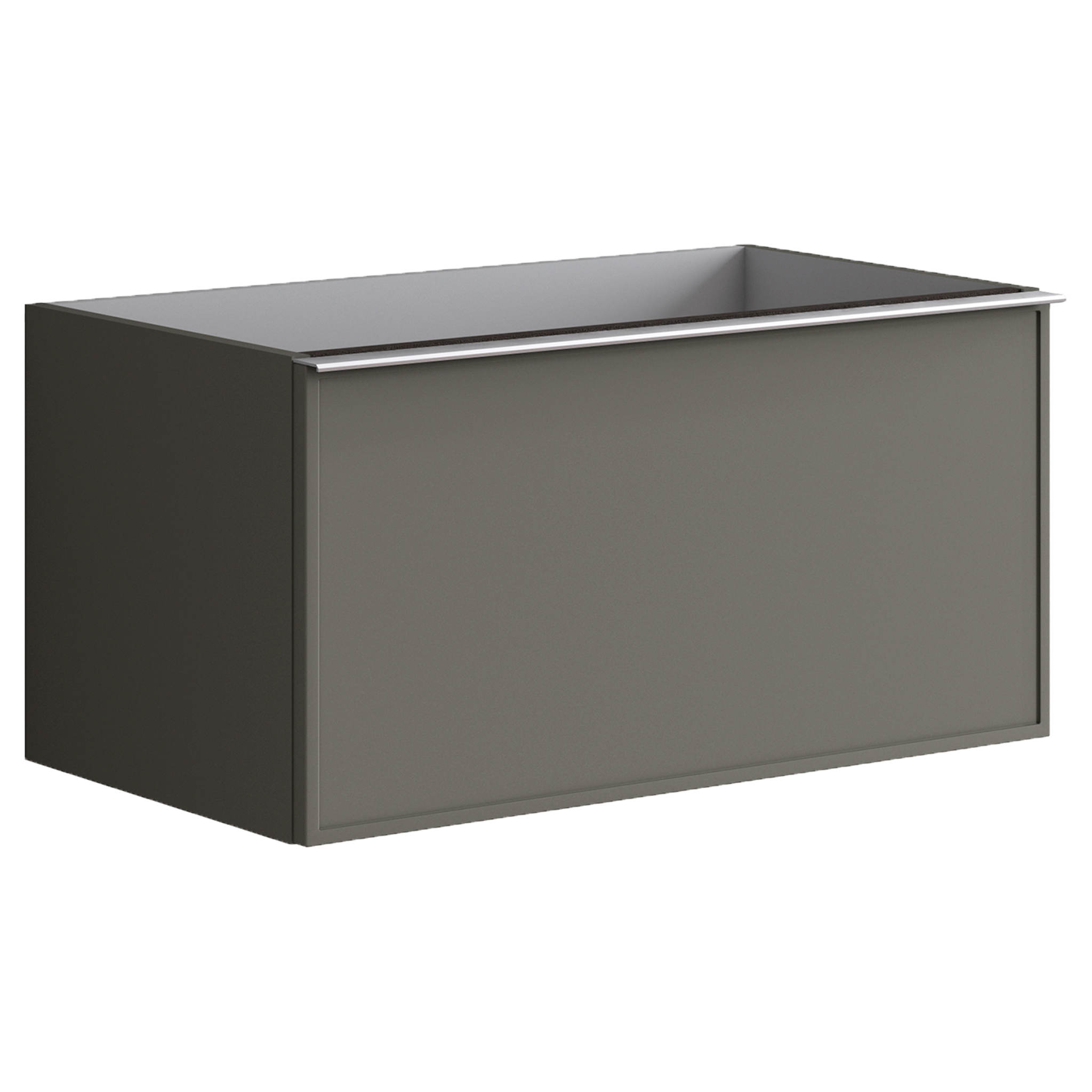 Тумба для раковины с 1 ящиком 80см Onsen Pixel 68-BP-080-F2-M23,серый 