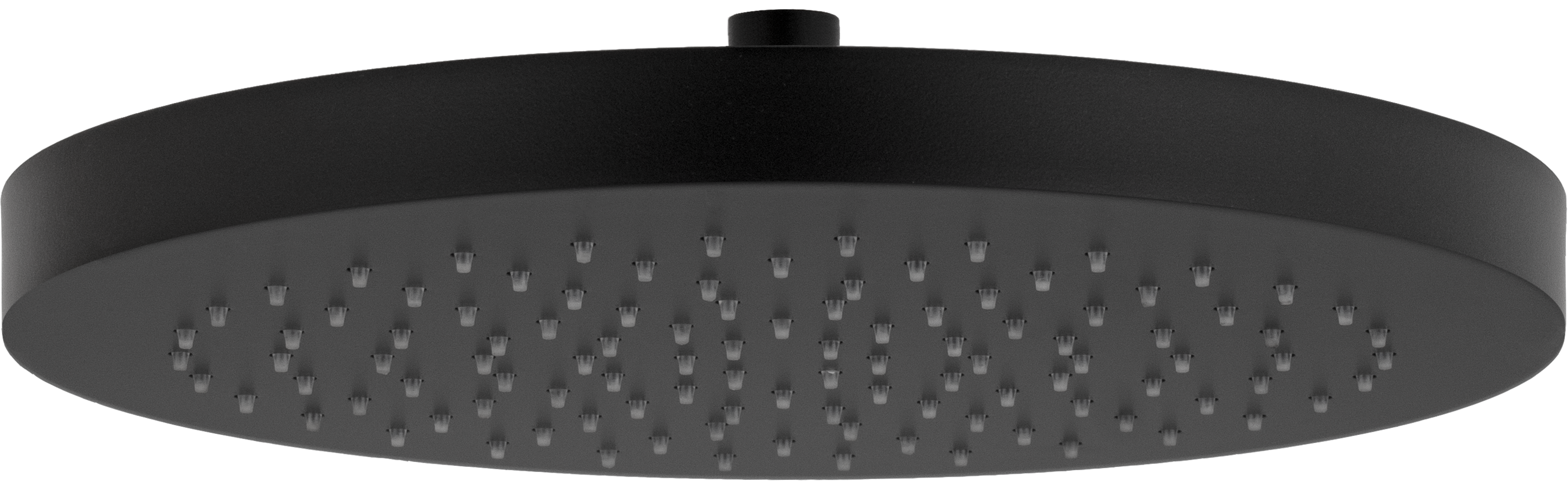 Верхний душ с шарнирным соединением 32 см Daniel A578H3CM3215, черный матовый