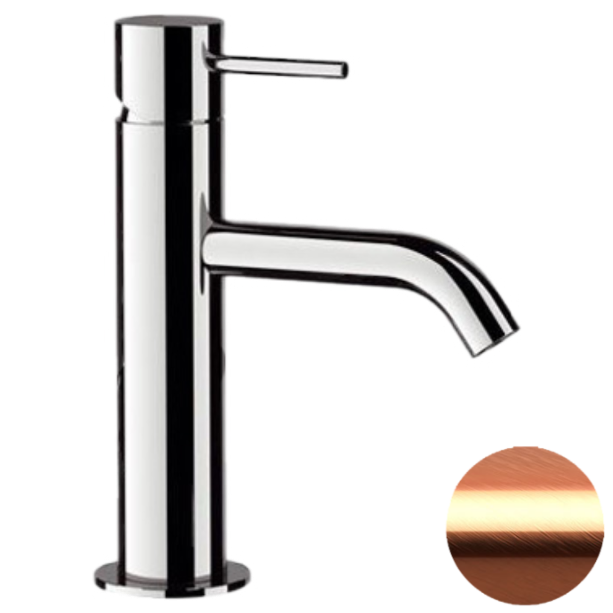 Смеситель для раковины Remer X Style X12RP, медь брашированная