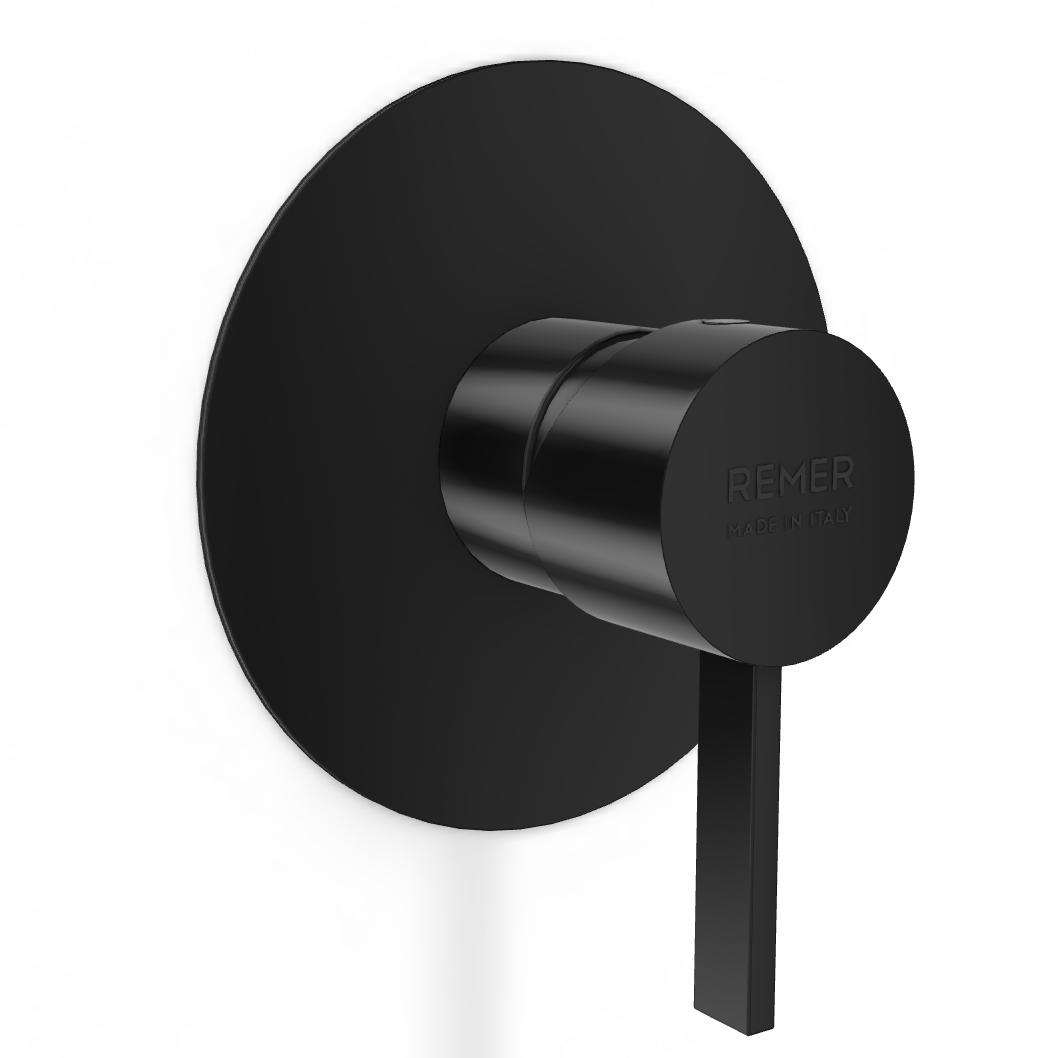 Смеситель для душа Remer Metrica MC30LCFP, черный брашированный хром