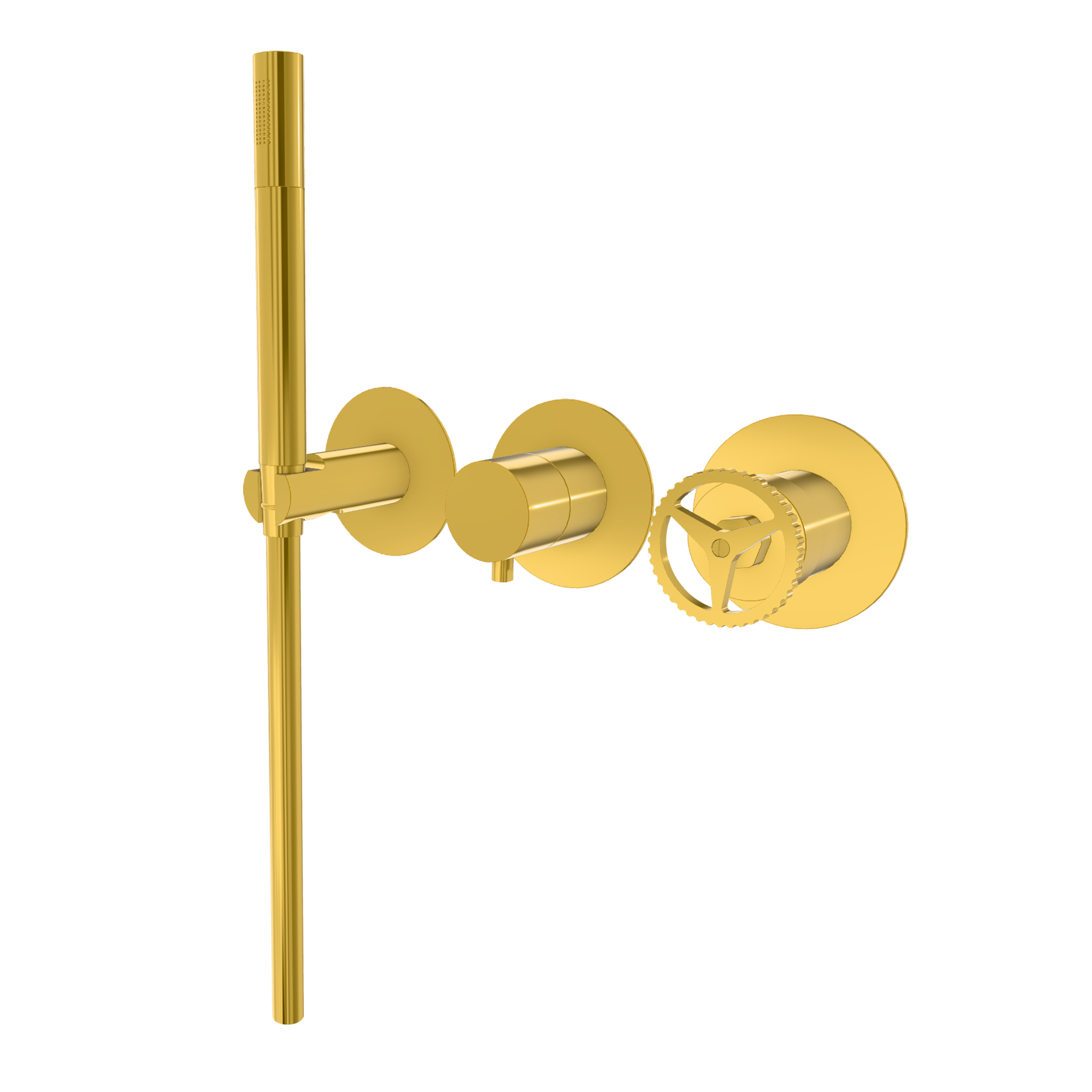 Смеситель для душа Remer Chrono CH97D3PWBDO, золото глянцевое