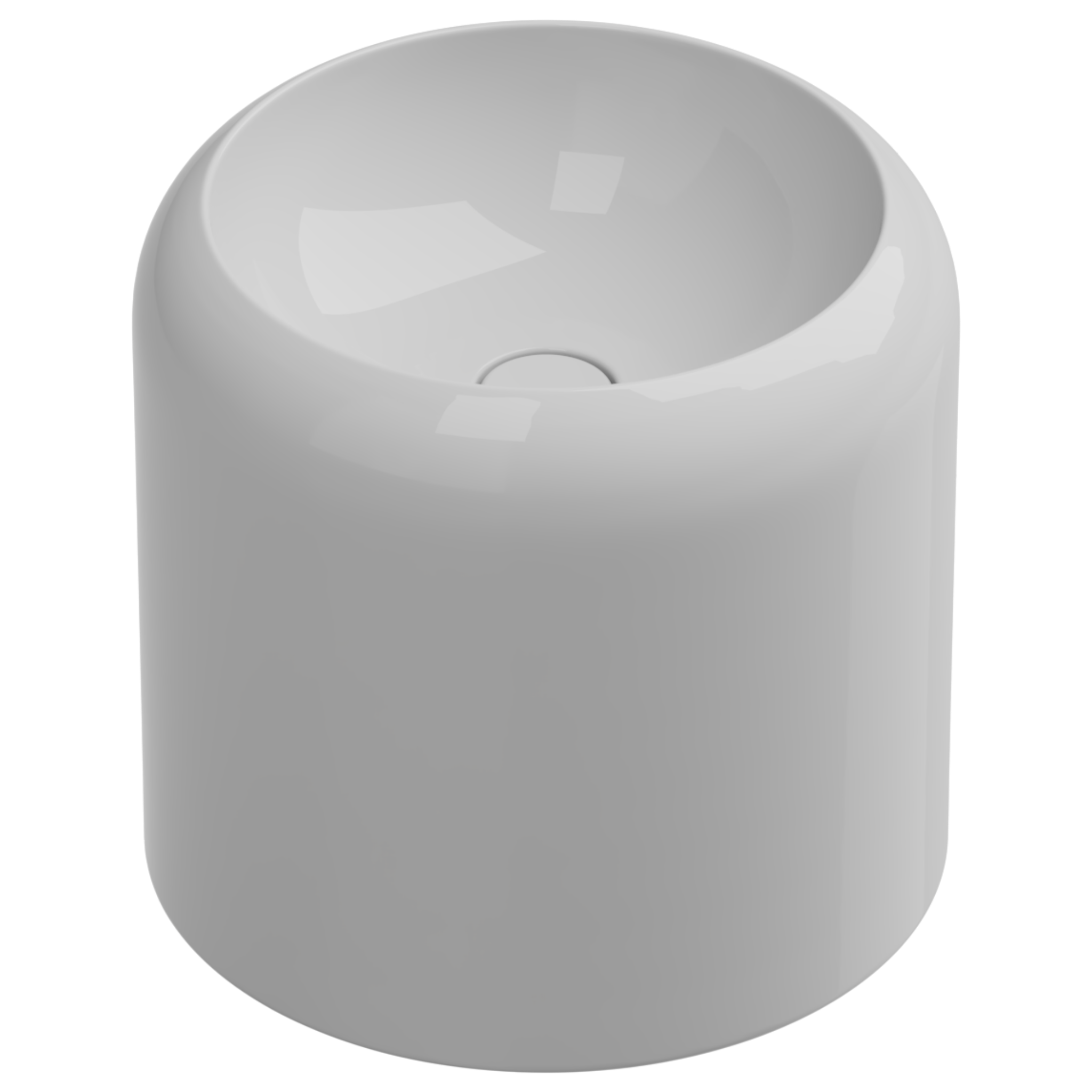 Раковина накладная 42 см GSG Ceramic Design Petra PELAVSECOLFS000, белый глянцевый