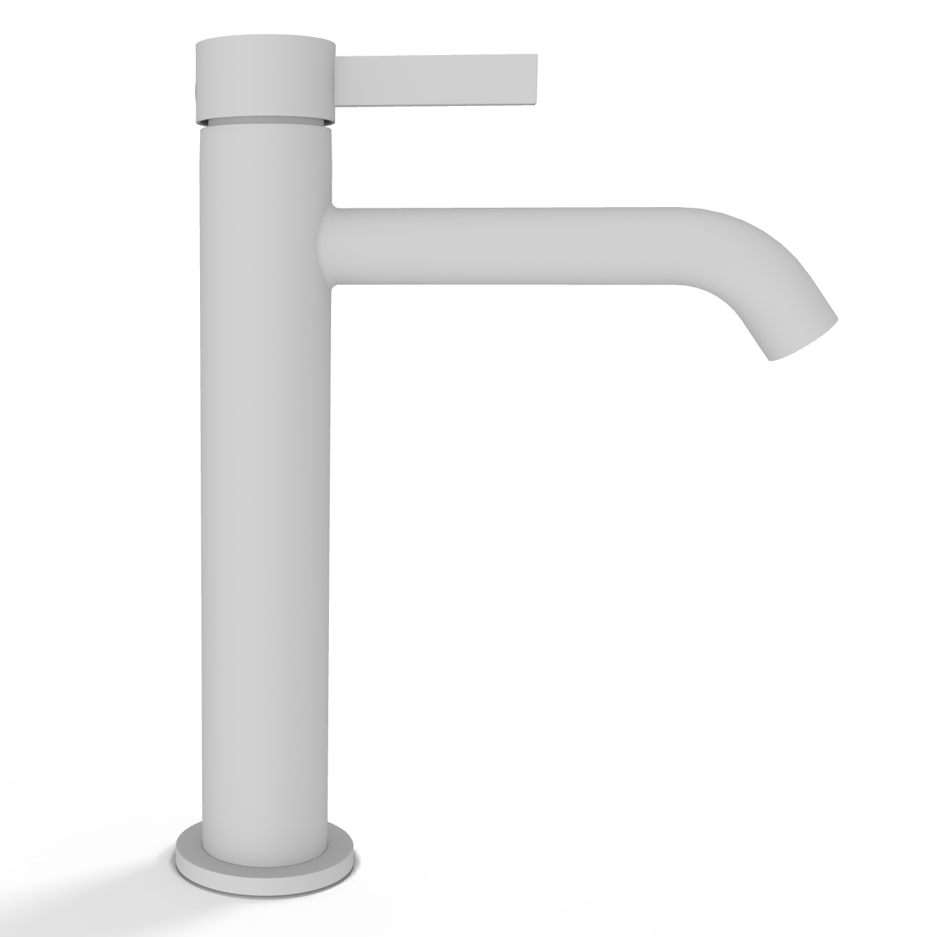 Смеситель для раковины Remer Metrica MC12ABO, белый матовый