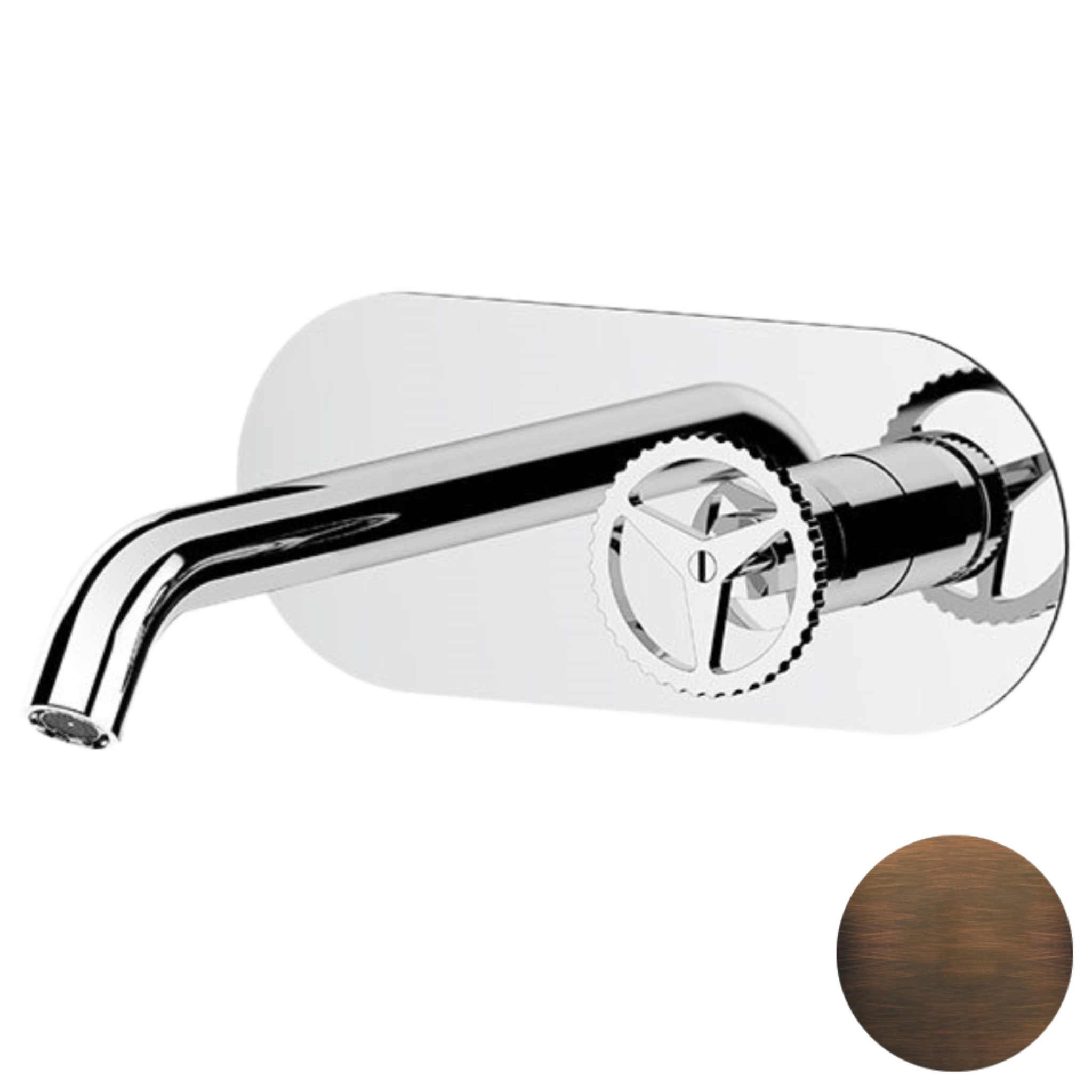 Смеситель для раковины Remer Chrono CH15LWBBR, бронза масляная