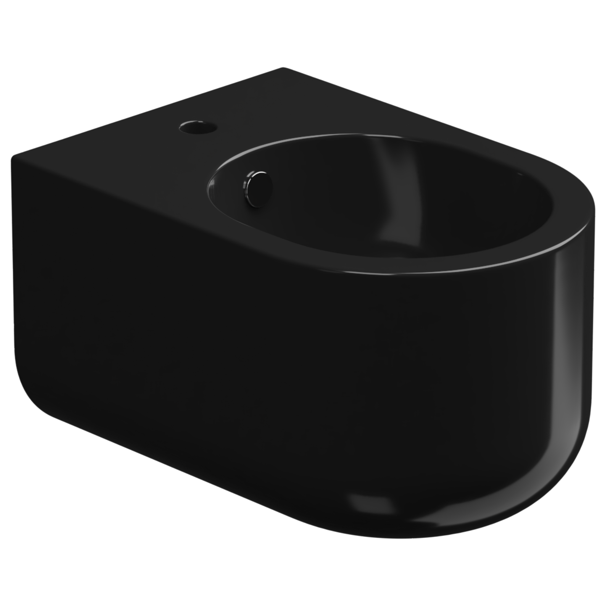 Биде подвесное GSG Ceramic Design Petra PEBISO002, черный глянцевый