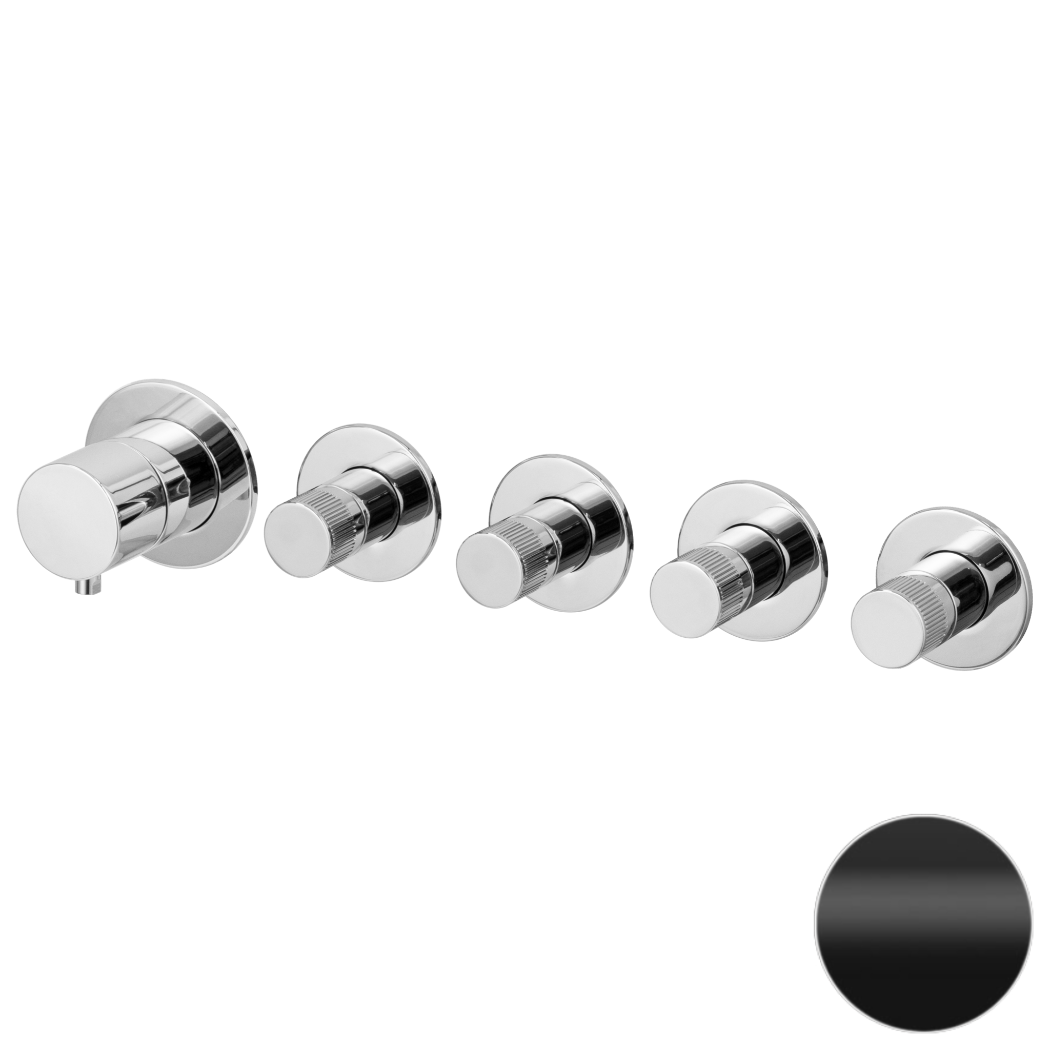 Смеситель для душа Remer X Style N98D4PWBNO, черный матовый