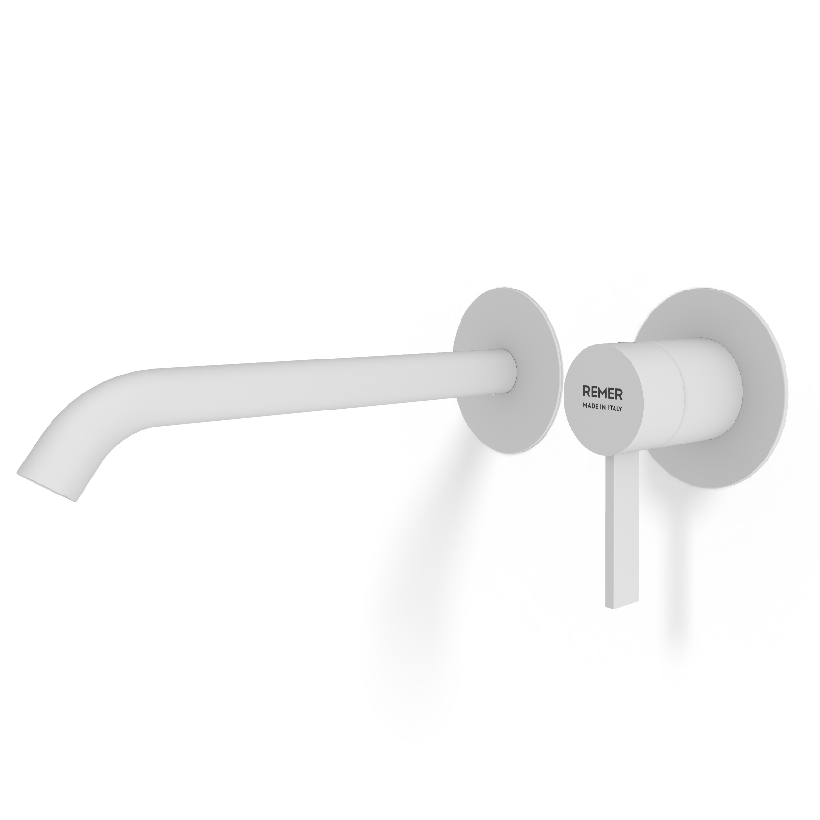 Смеситель для раковины Remer Metrica MC15PWBBO, белый матовый
