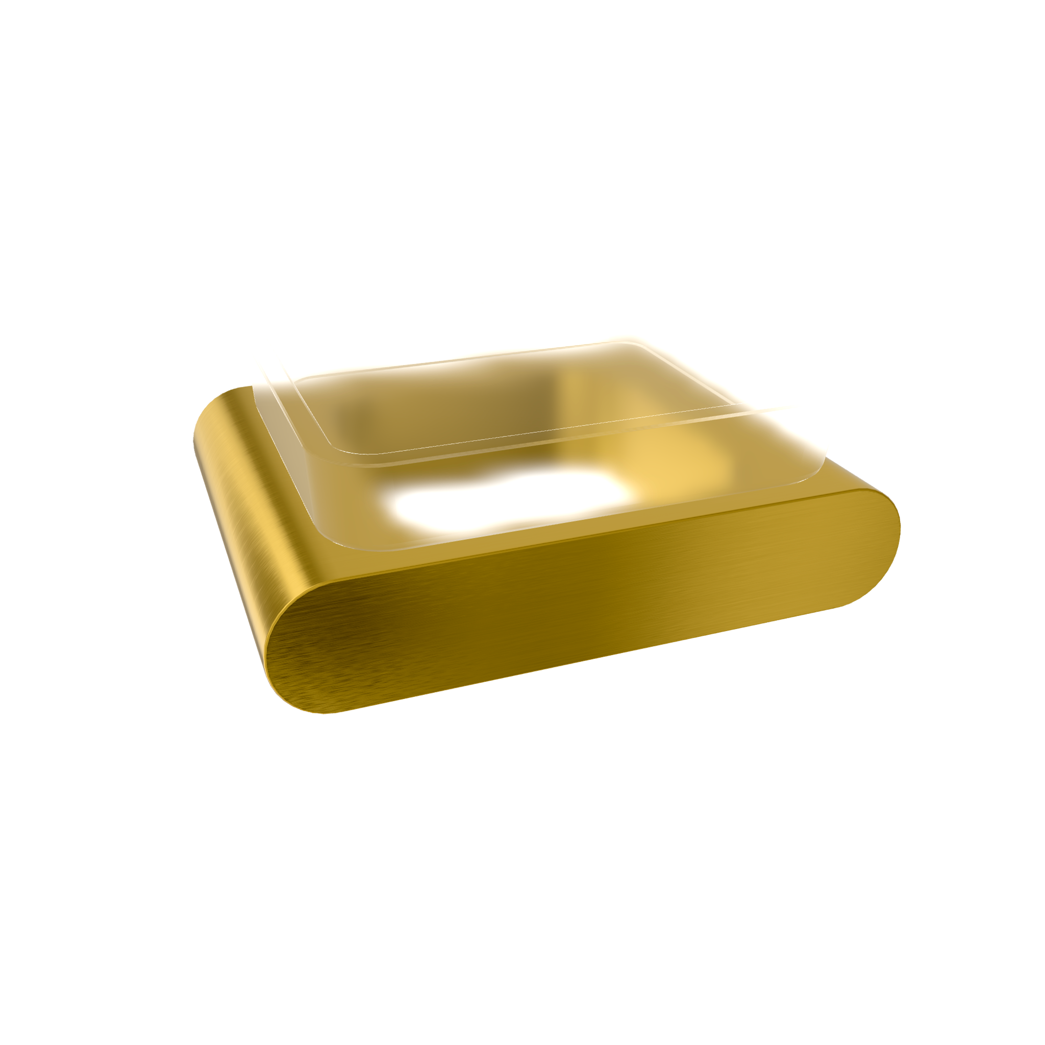 Мыльница Remer Lounge LN10HS, латунь брашированная PVD