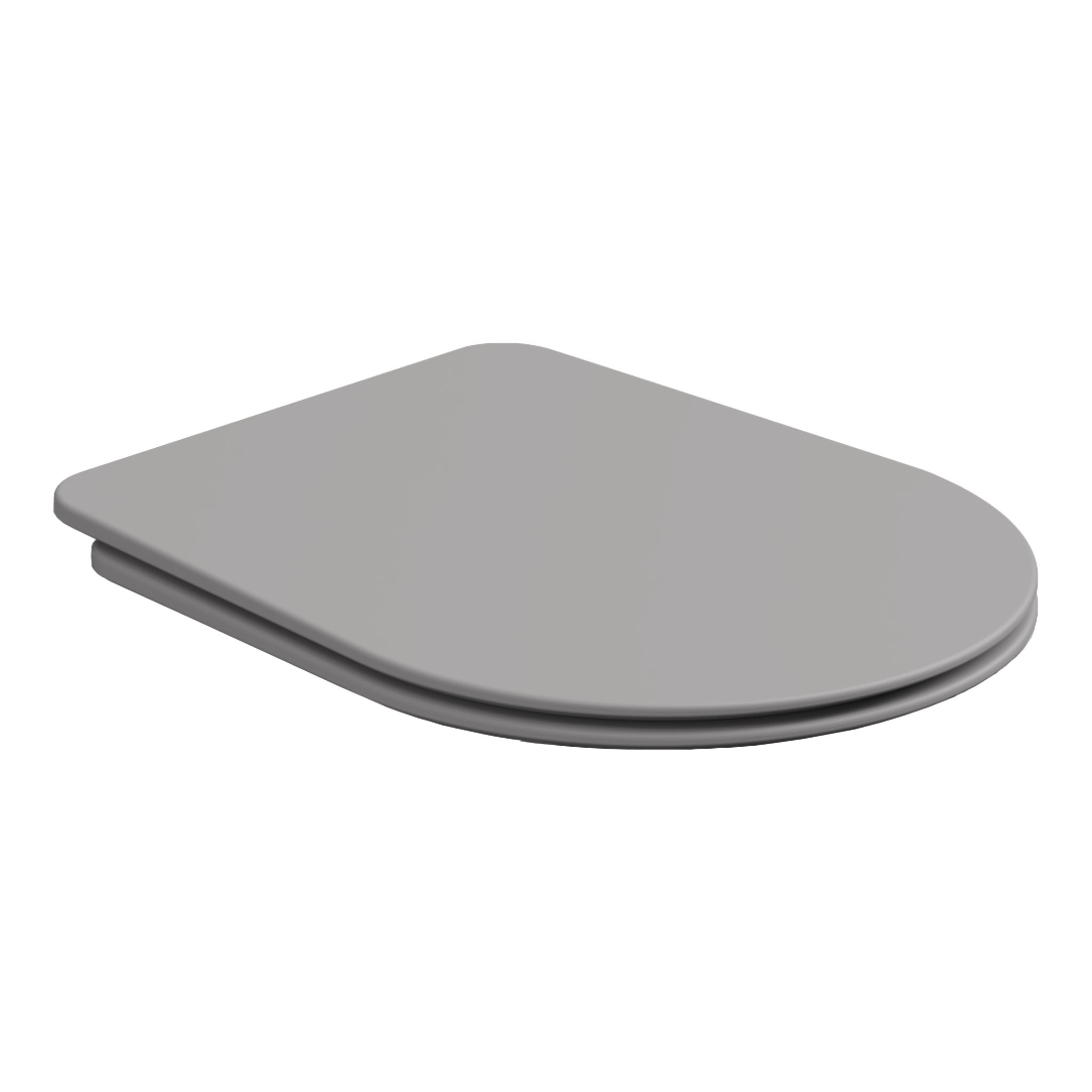 Крышка с сиденьем для подвесного унитаза с микролифтом GSG Ceramic Design Hit! HICOPRSLTICR038, Fumo Matt