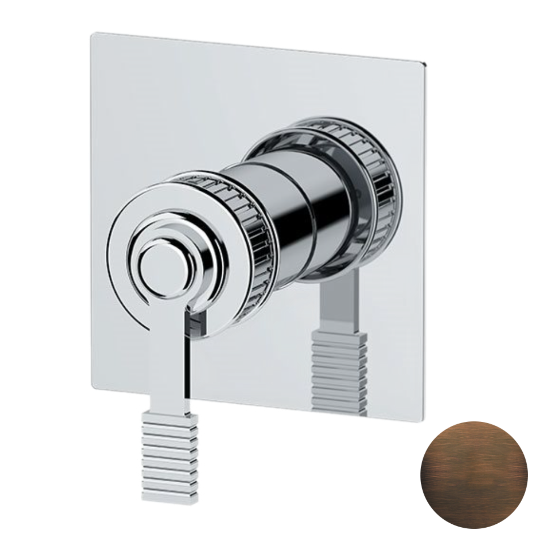 Смеситель для душа Remer Atelier AL30QBR, бронза масляная