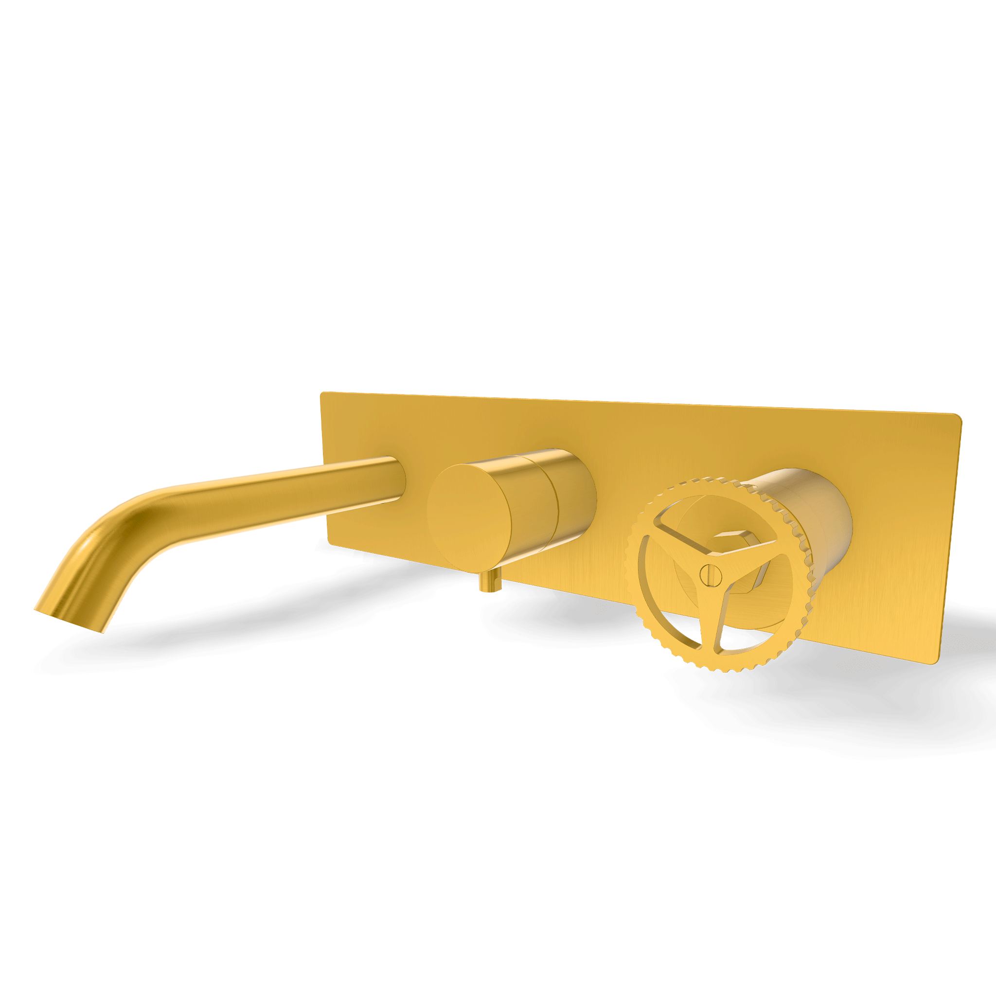 Смеситель для ванны Remer Chrono CH54D3WBBG, золото брашированное