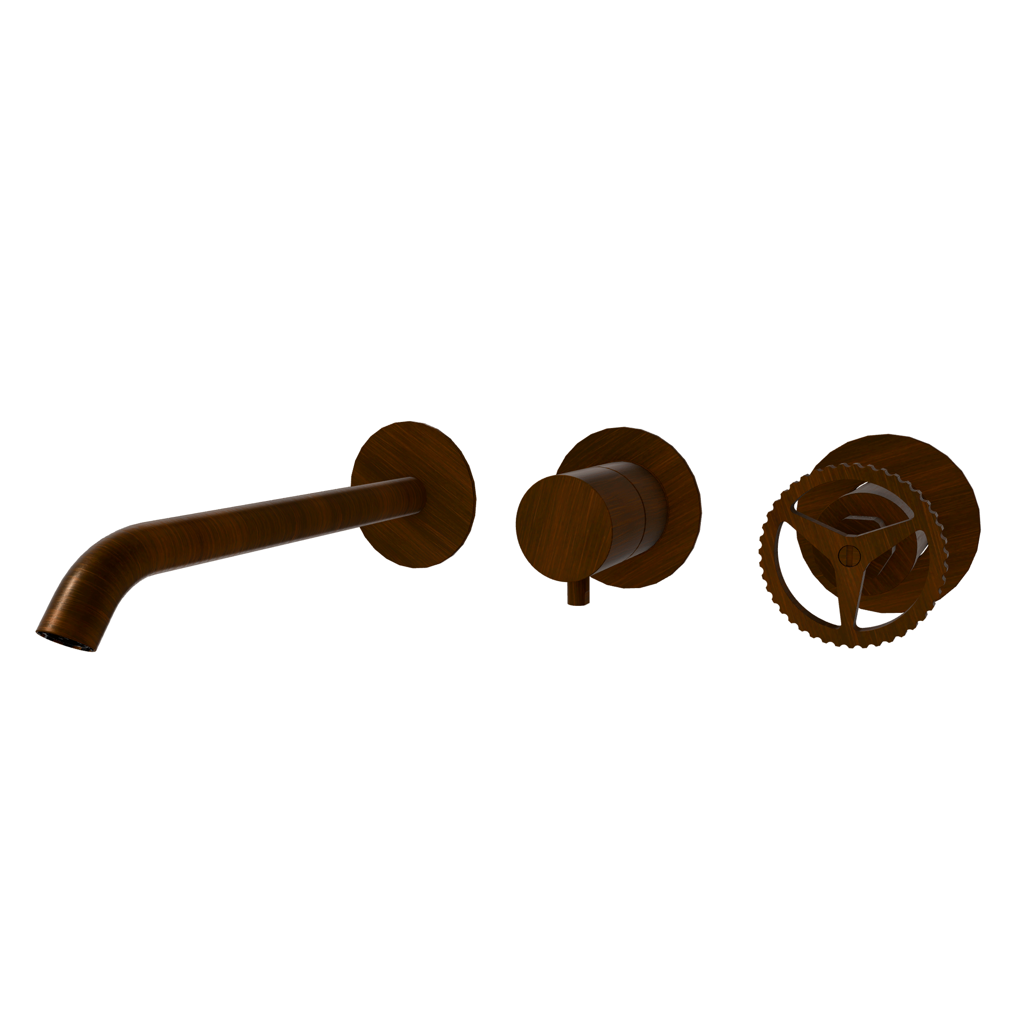 Смеситель для ванны Remer Chrono CH54D2PWBBR, бронза масляная