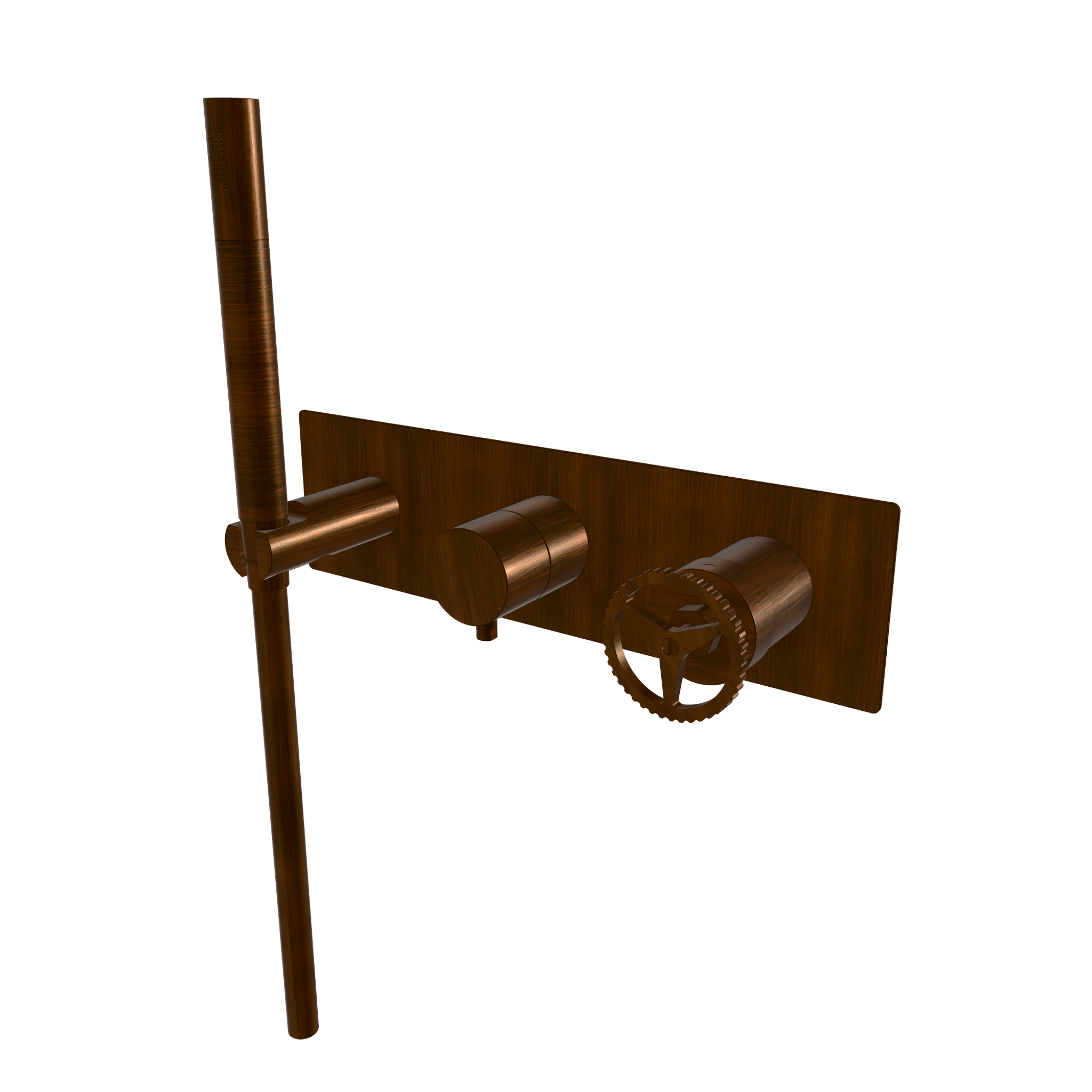 Смеситель для душа Remer Chrono CH97D3WBBR, бронза масляная