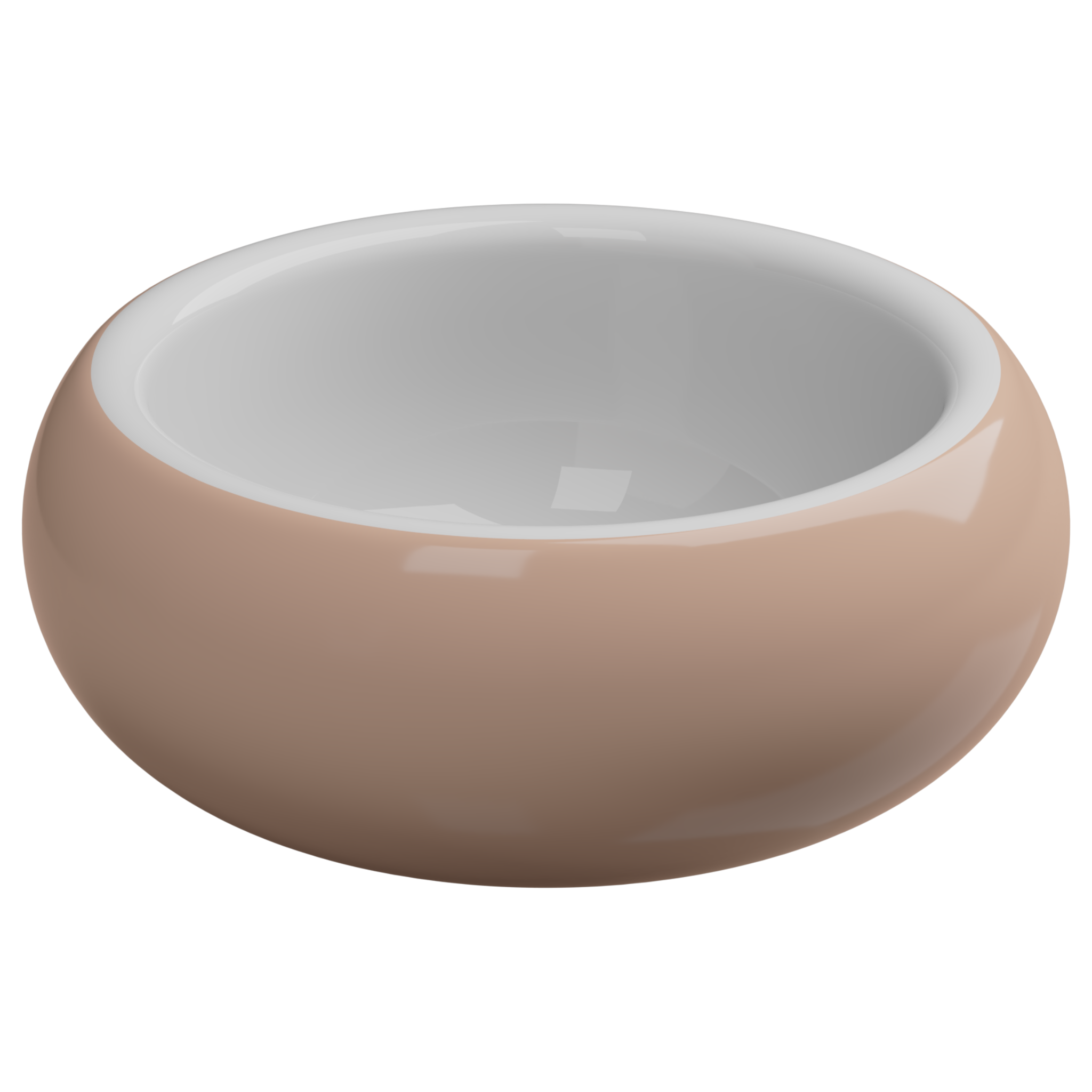 Ванна отдельностоящая 150 см GSG Ceramic Design Petra VAPE039, Rosa Glossy