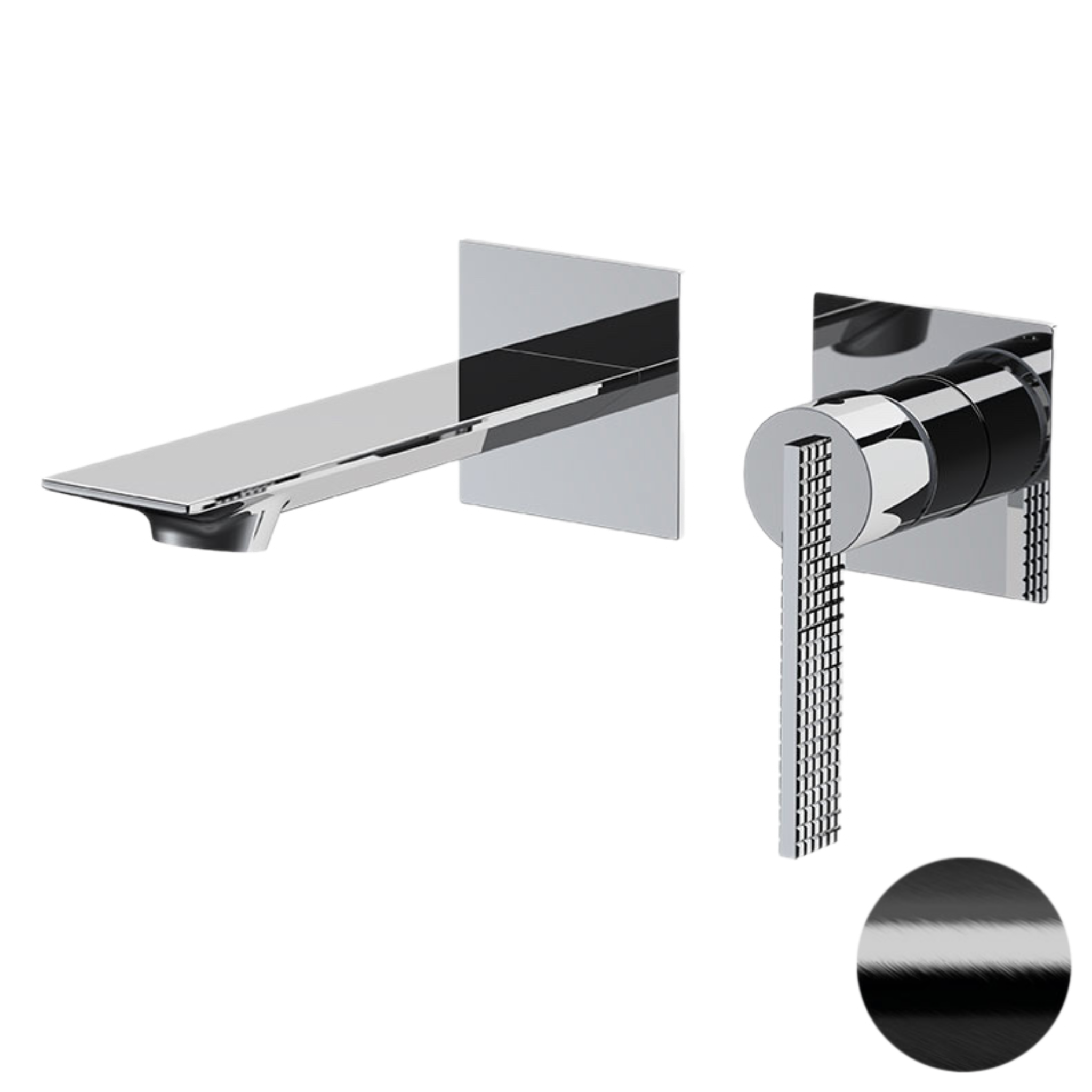 Смеситель для раковины Daniel Club ANC632PFZ, черный брашированный хром