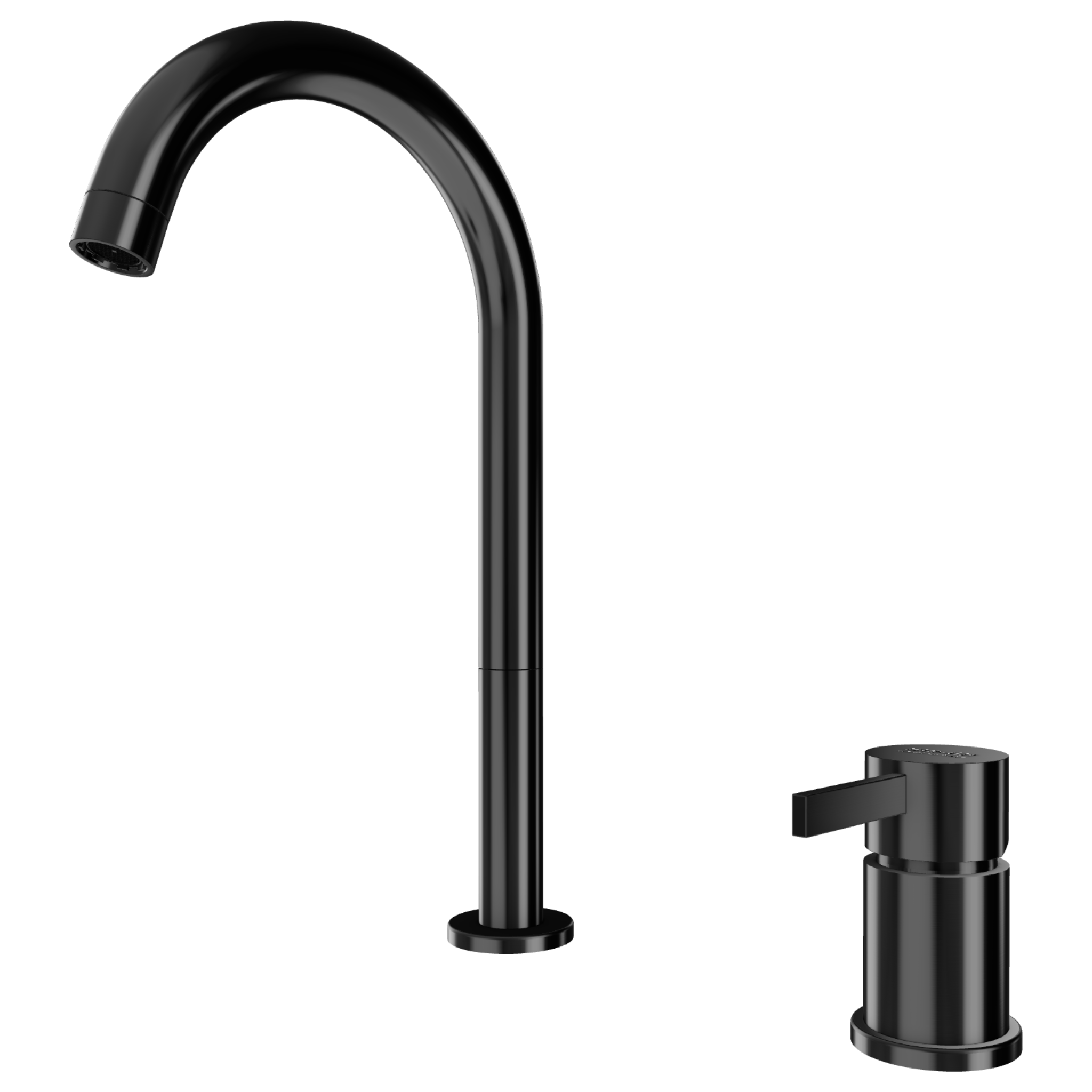 Смеситель для раковины Remer Metrica MC57LCFP, черный брашированный хром