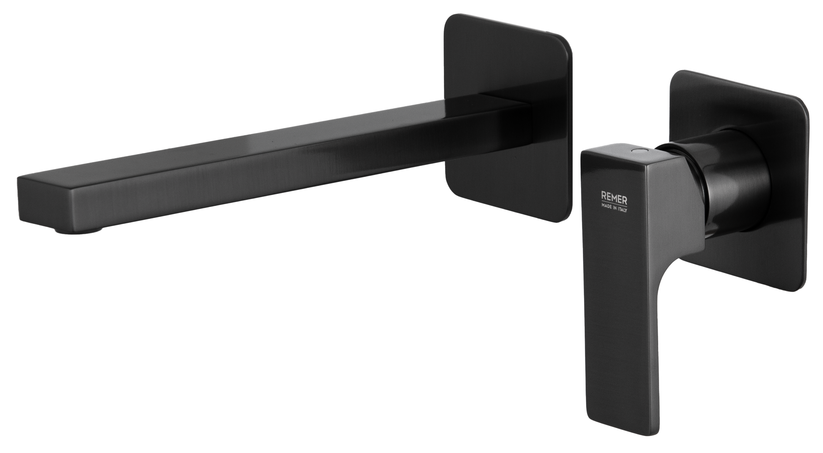 Смеситель для раковины Remer Absolute AU15PLCFP, чёрный брашированный хром