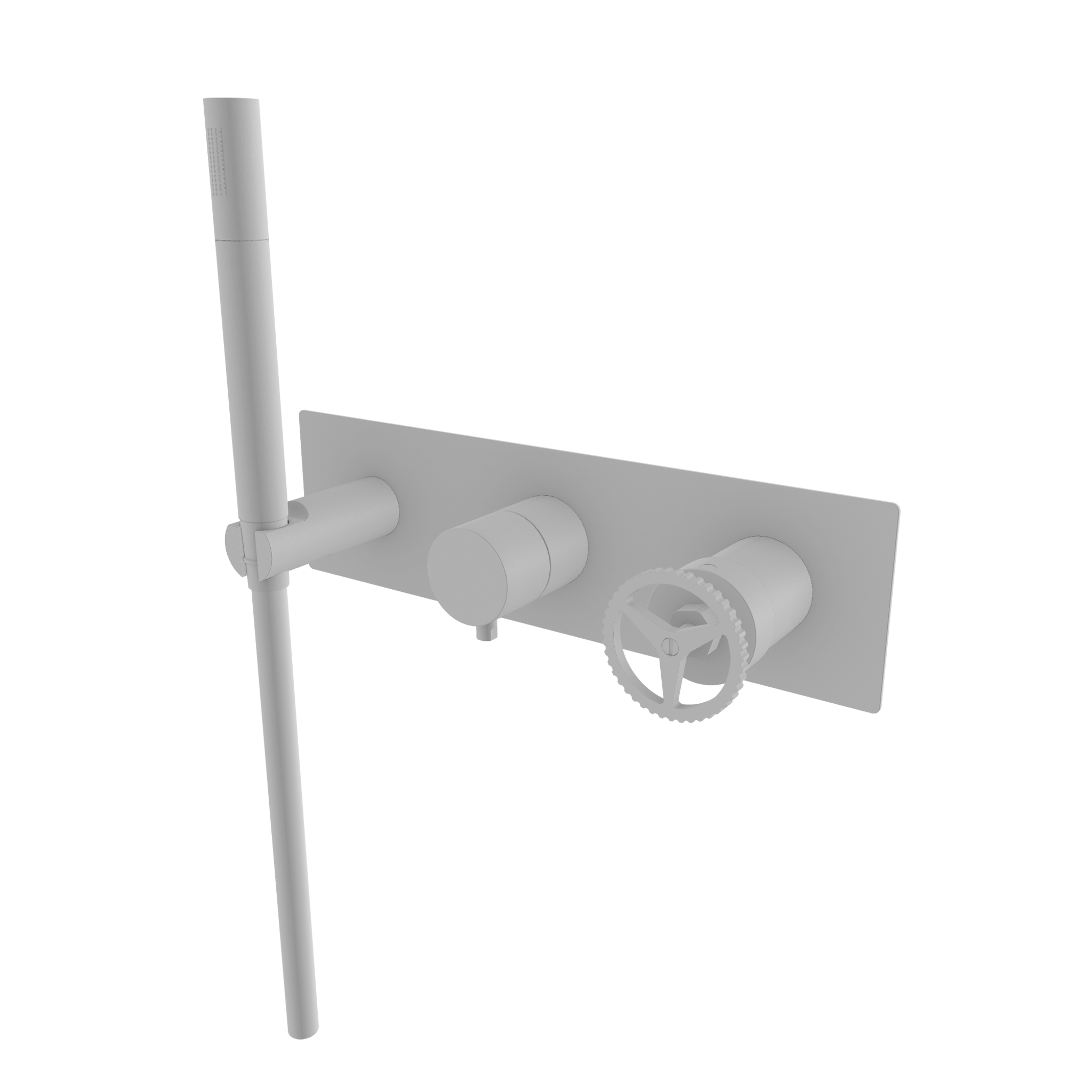 Смеситель для душа Remer Chrono CH97D2WBBO, белый матовый