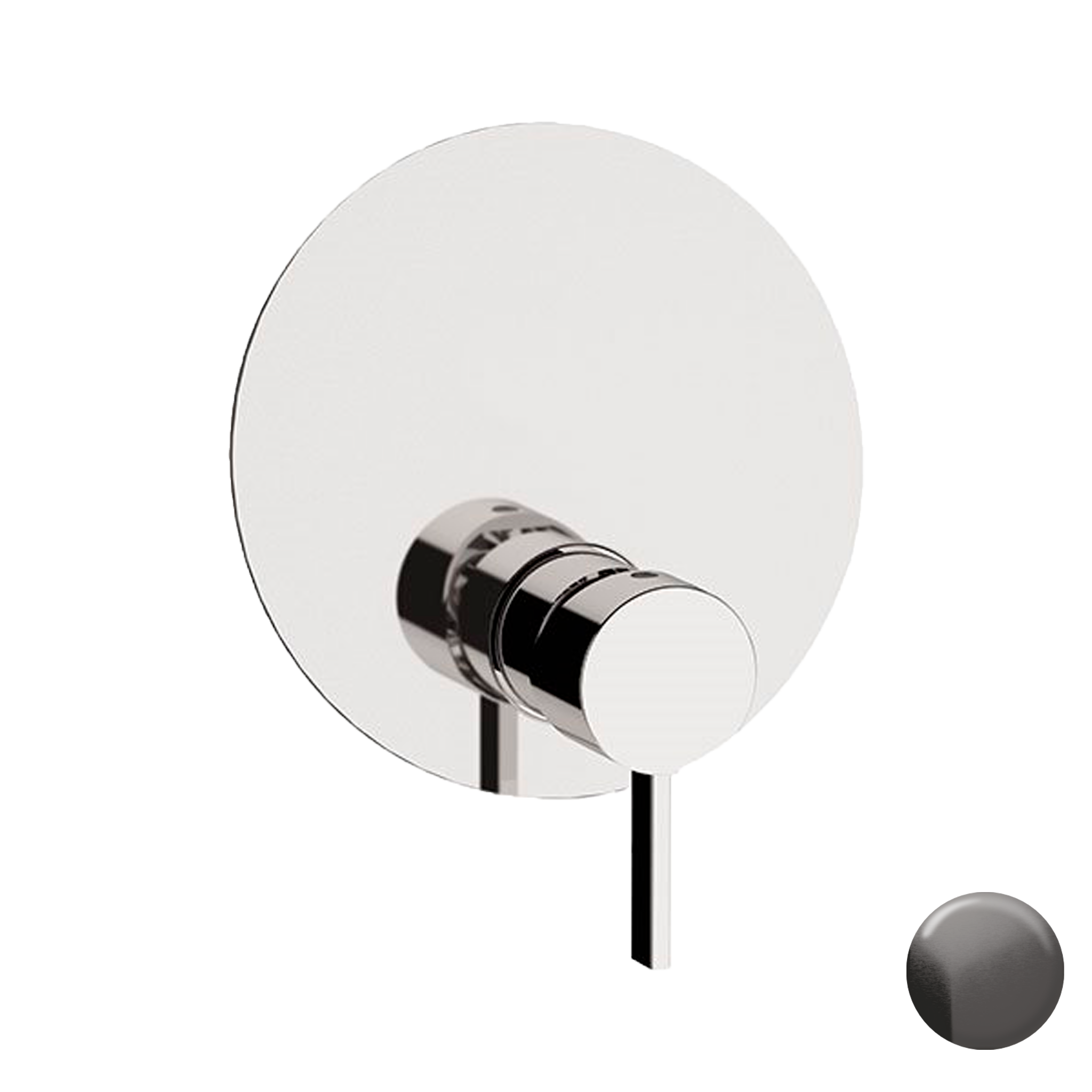 Смеситель для душа Remer Metrica MC30KBCFP, черный брашированный хром