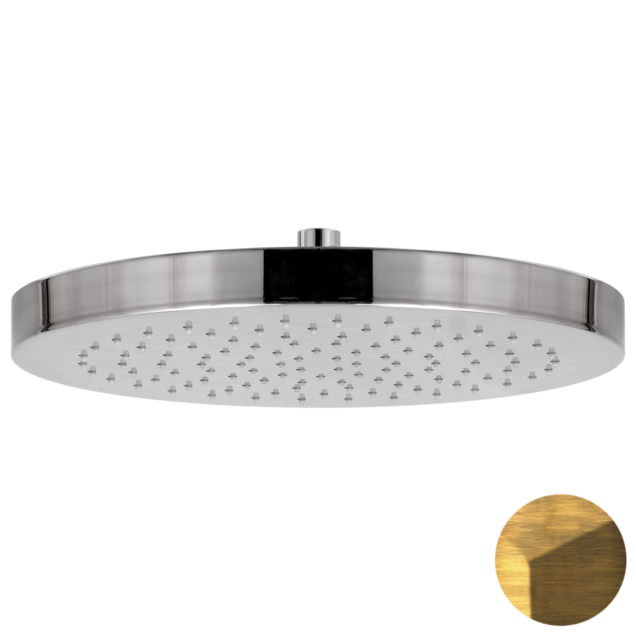 Верхний душ с шарнирным соединением 32 см Daniel A578H3CM3263, латунь состаренная