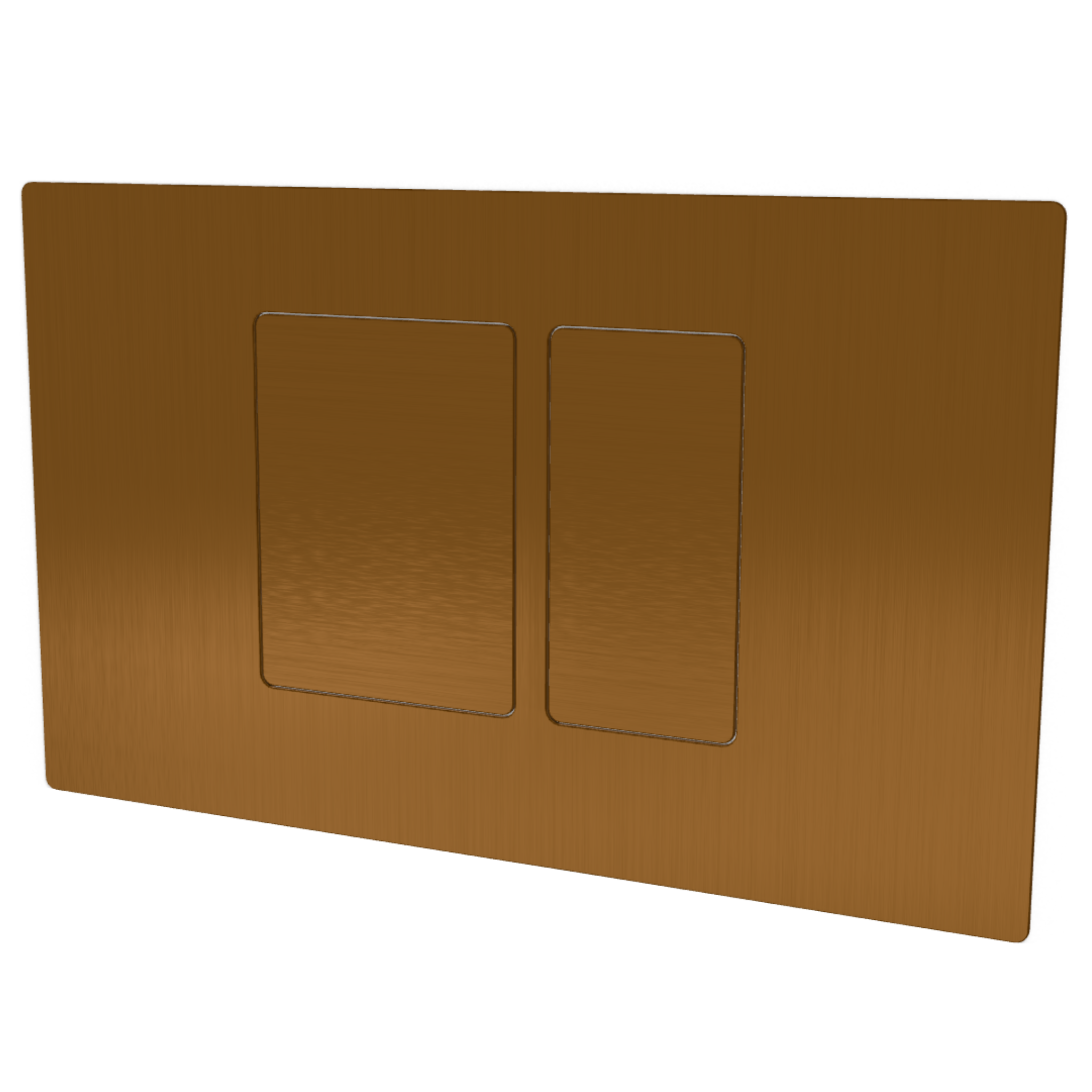 Кнопка смыва Remer RB820CU, медь брашированная PVD