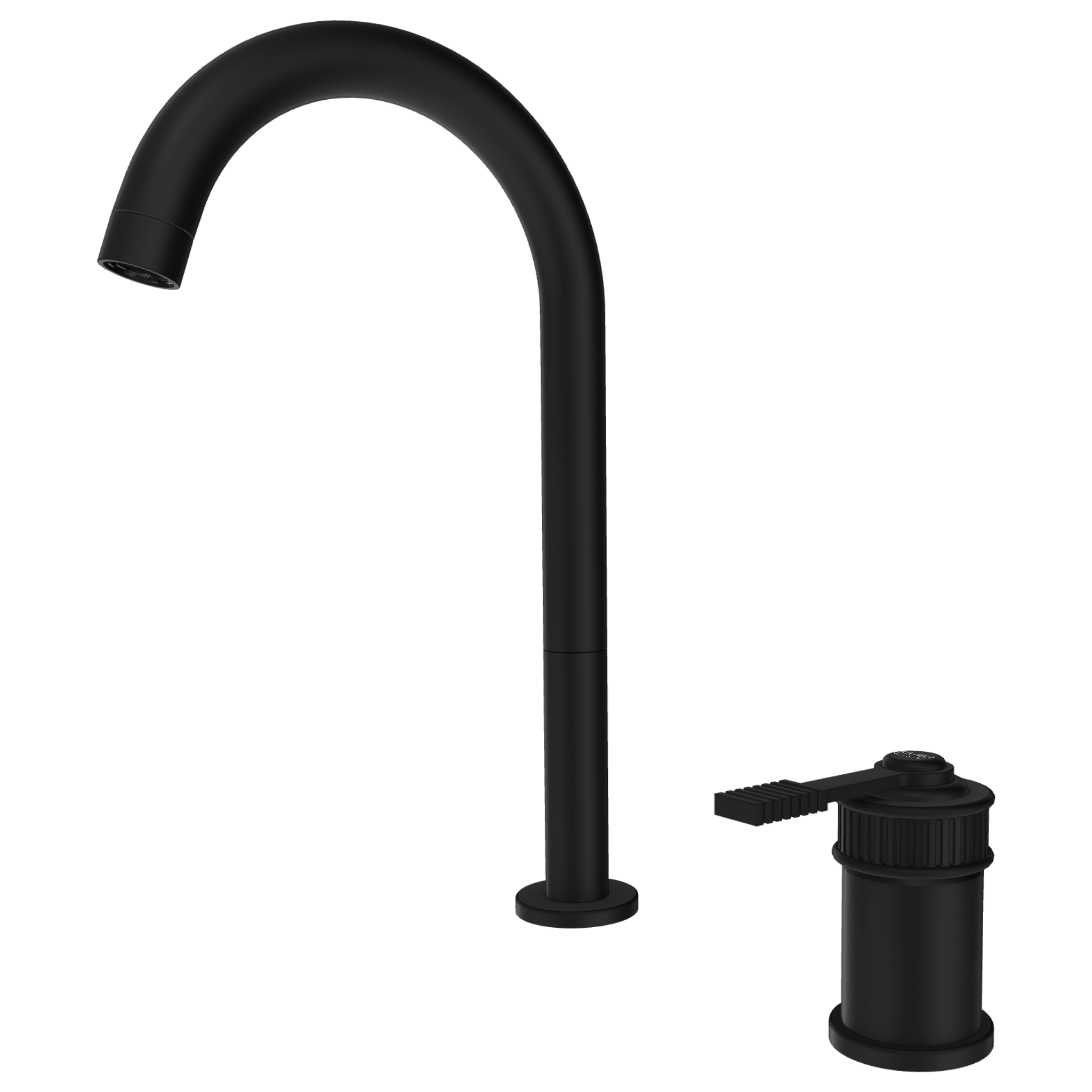 Смеситель для раковины Remer Atelier AL57LNO, черный матовый