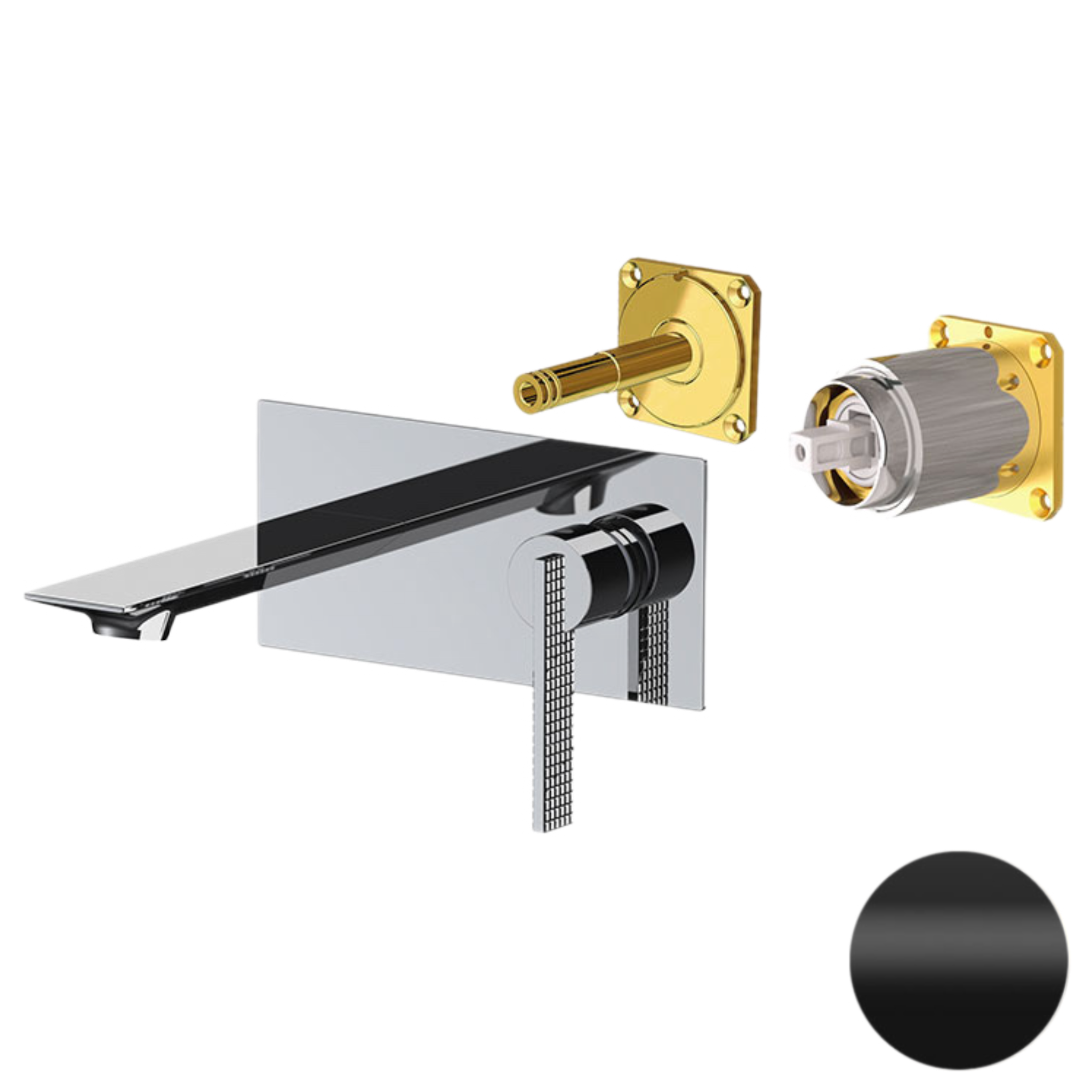 Смеситель для раковины Daniel Club ANC632LKB15, черный матовый