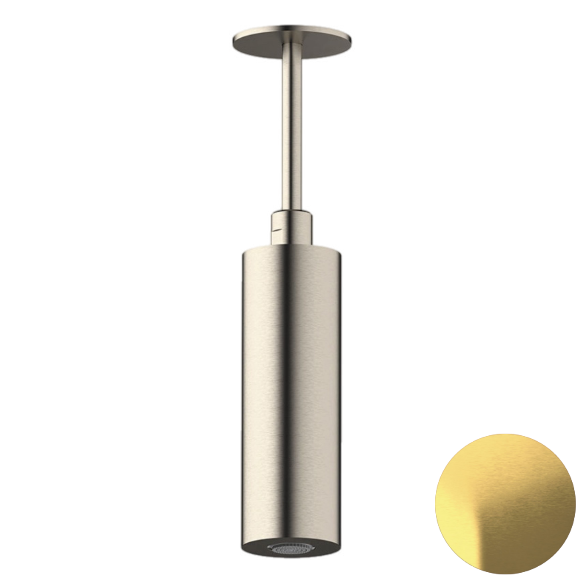 Верхний душ потолочный Daniel Steel SS2A578PELCM15, латунь брашированная PVD