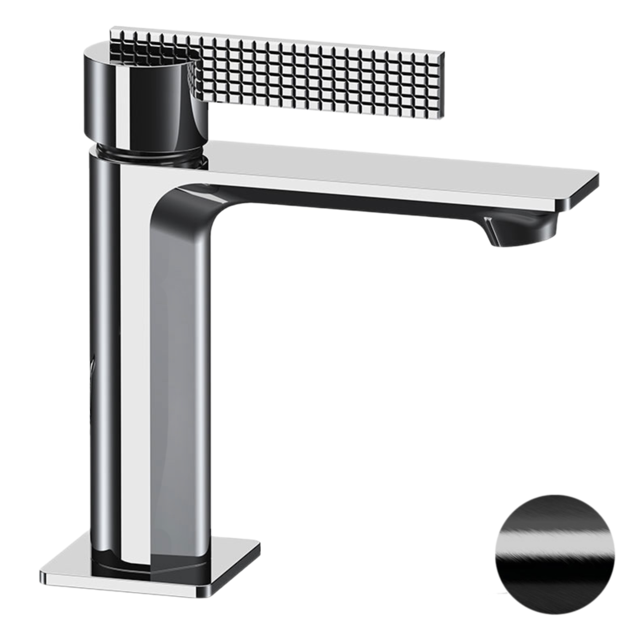 Смеситель для раковины Daniel Club ANC606NFZ, черный брашированный хром