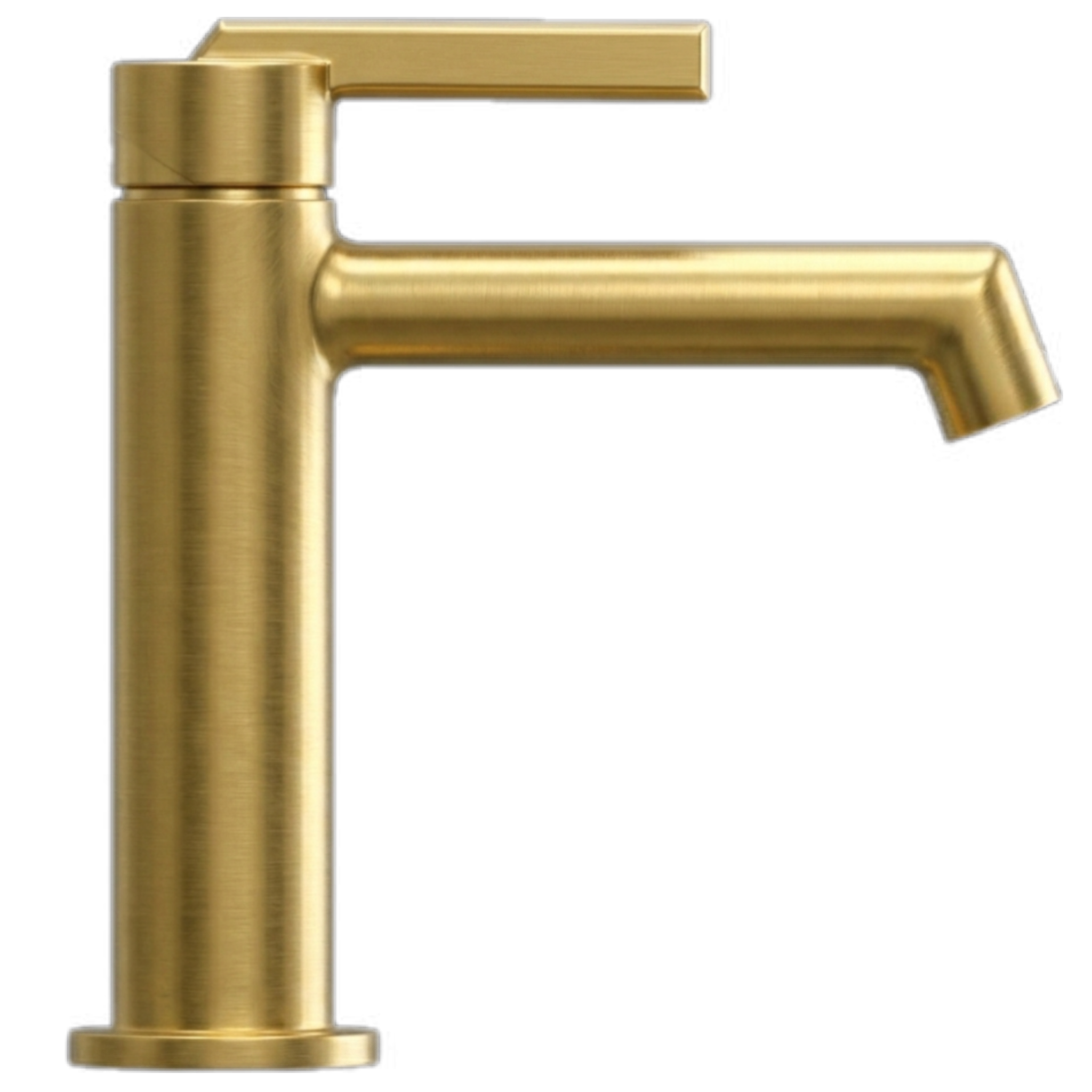 Смеситель для раковины Daniel Reverso RV606NDP, золото брашированное