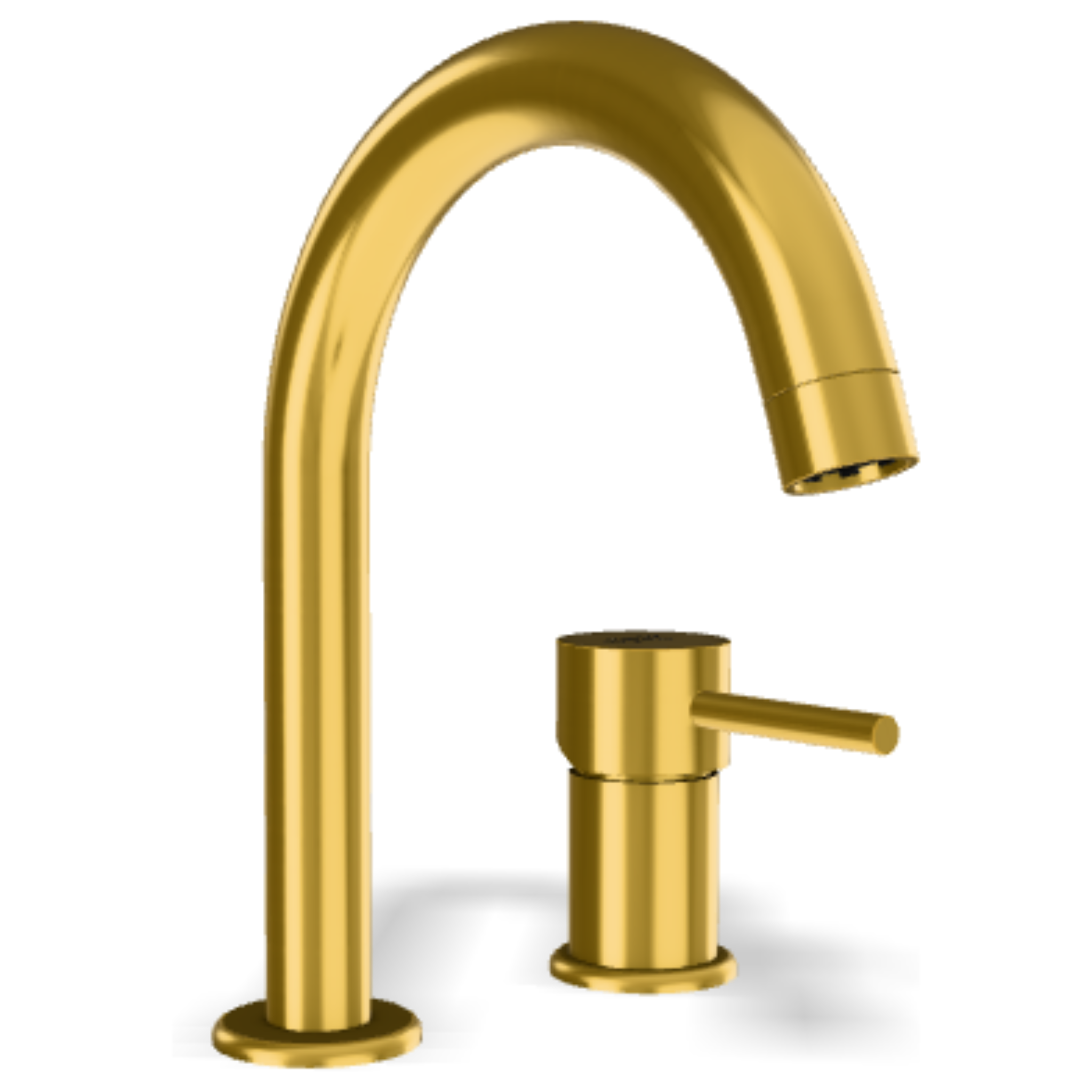 Смеситель для раковины Remer X Style X57BG, золото брашированное